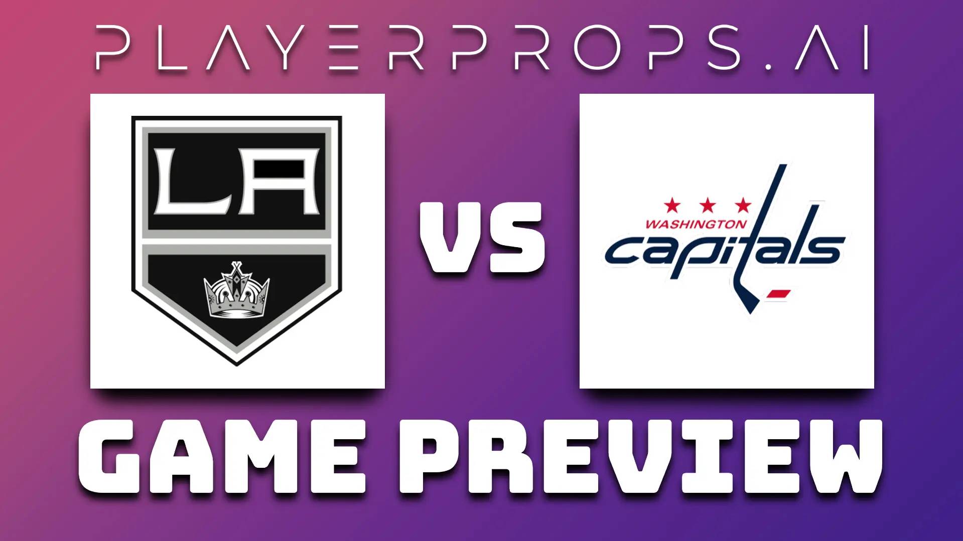 NHL LA vs WSH