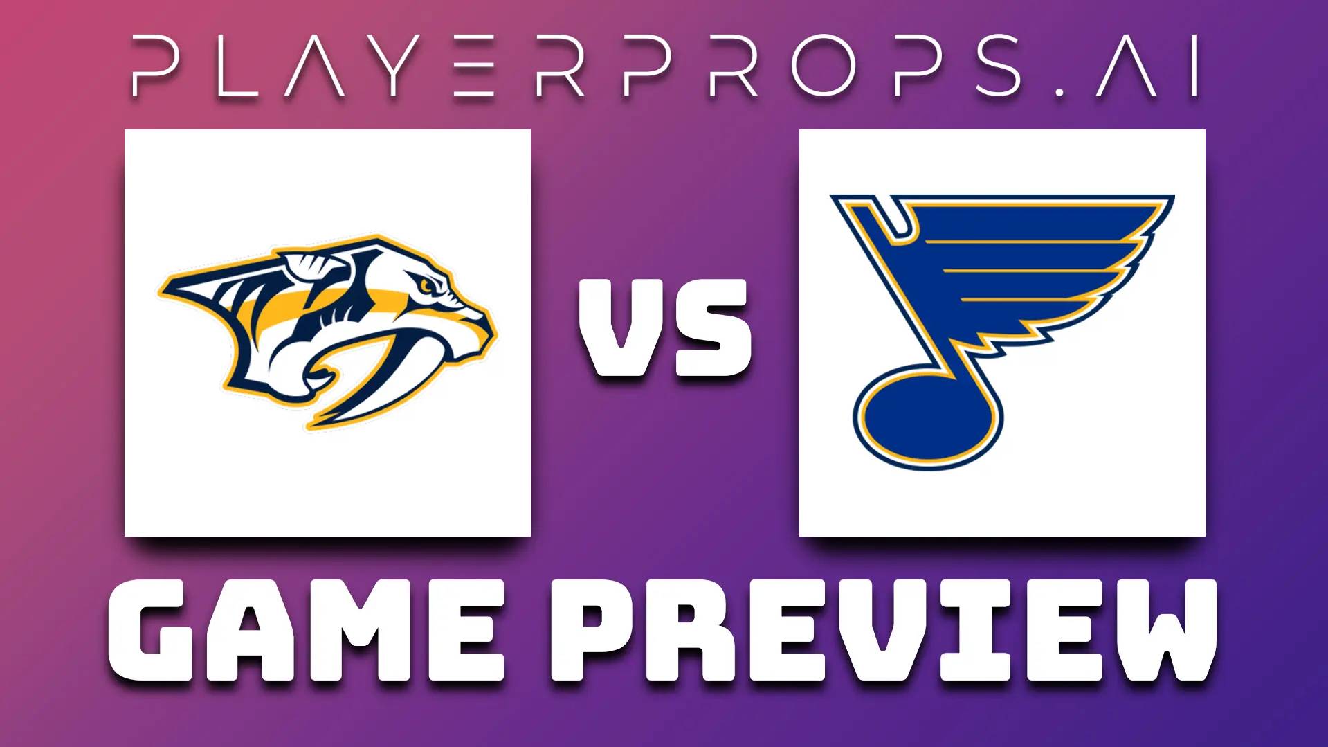 NHL NSH vs STL