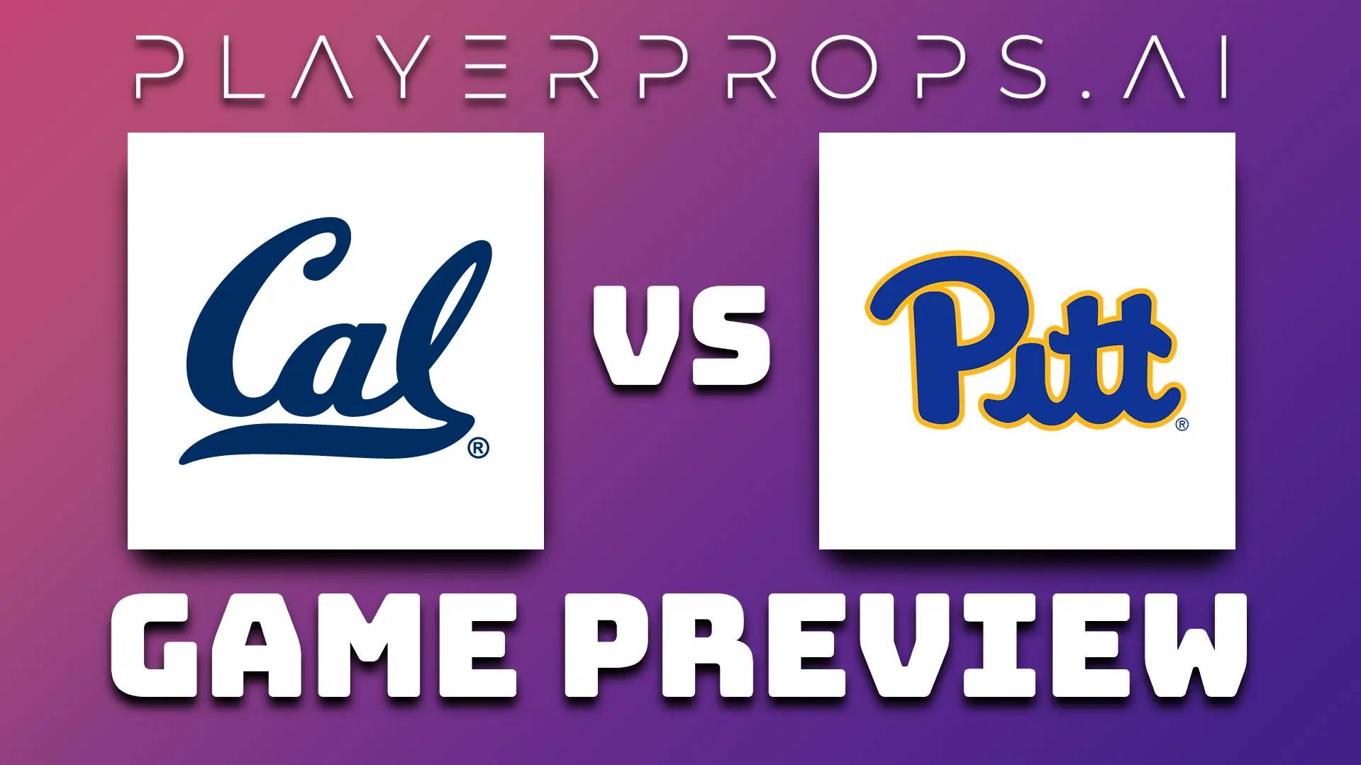CBB CAL vs PITT