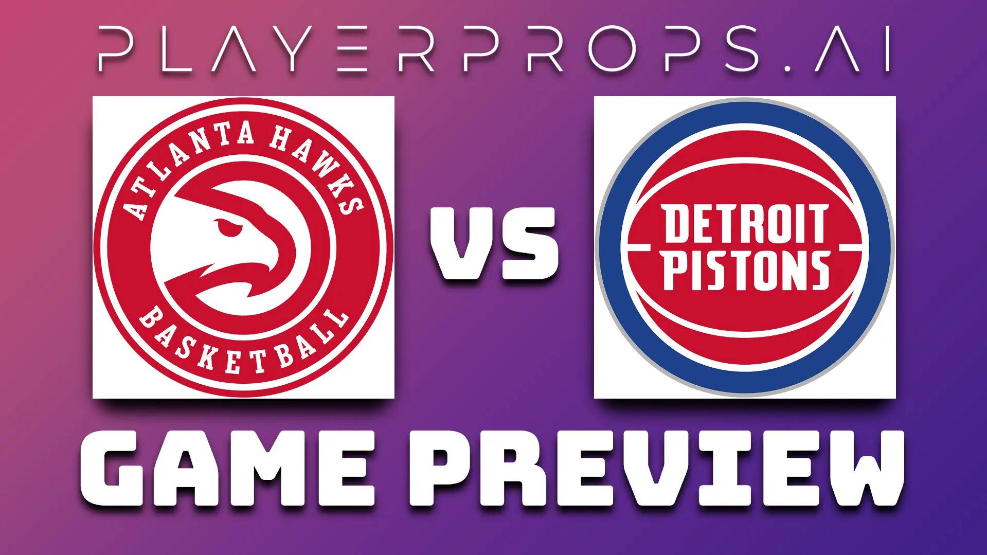 NBA ATL vs DET