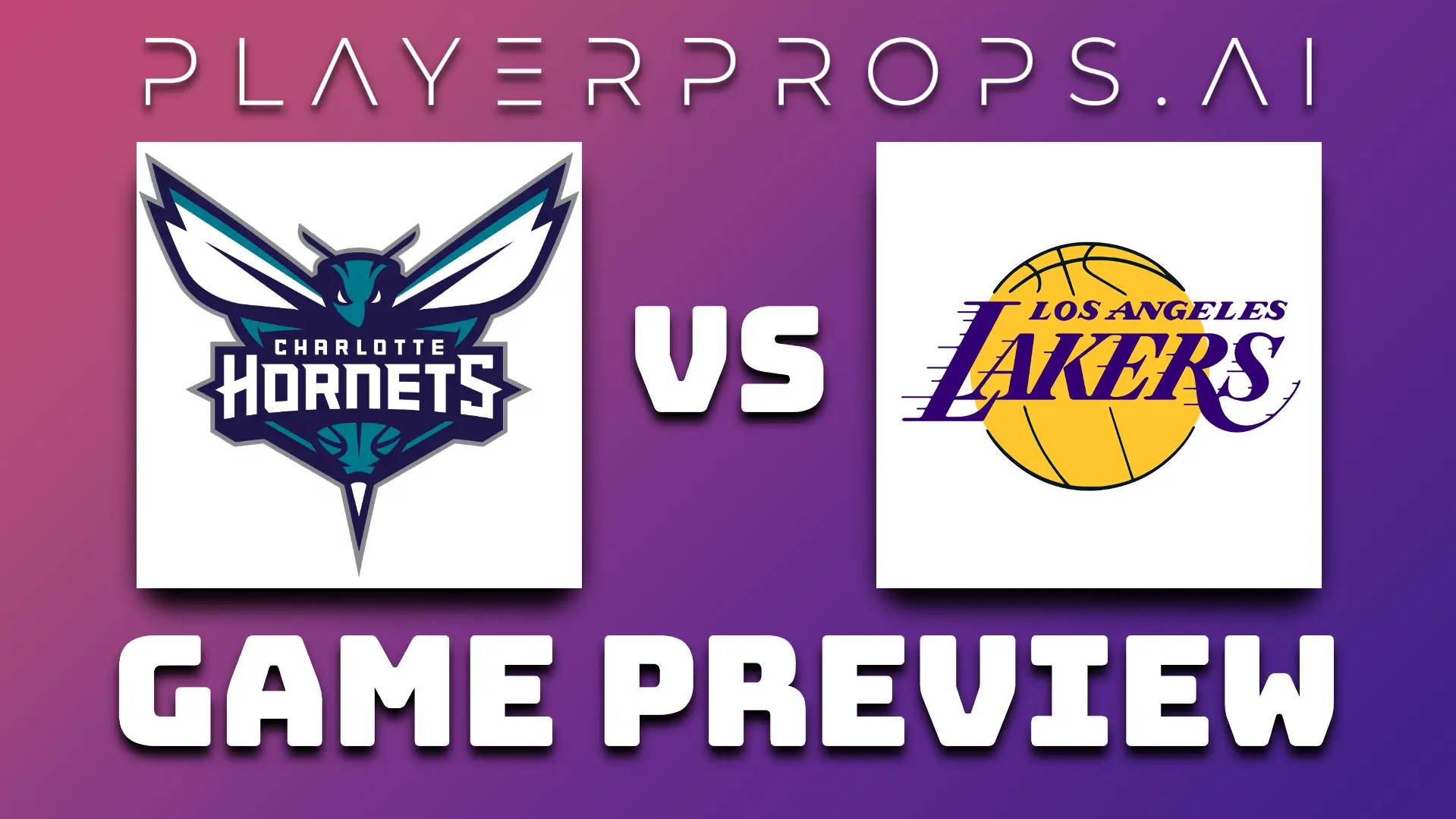 NBA CHA vs LAL