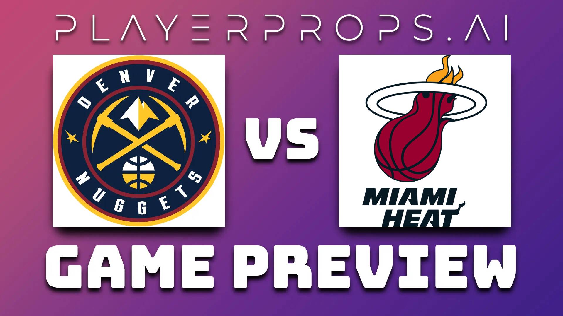 NBA DEN vs MIA