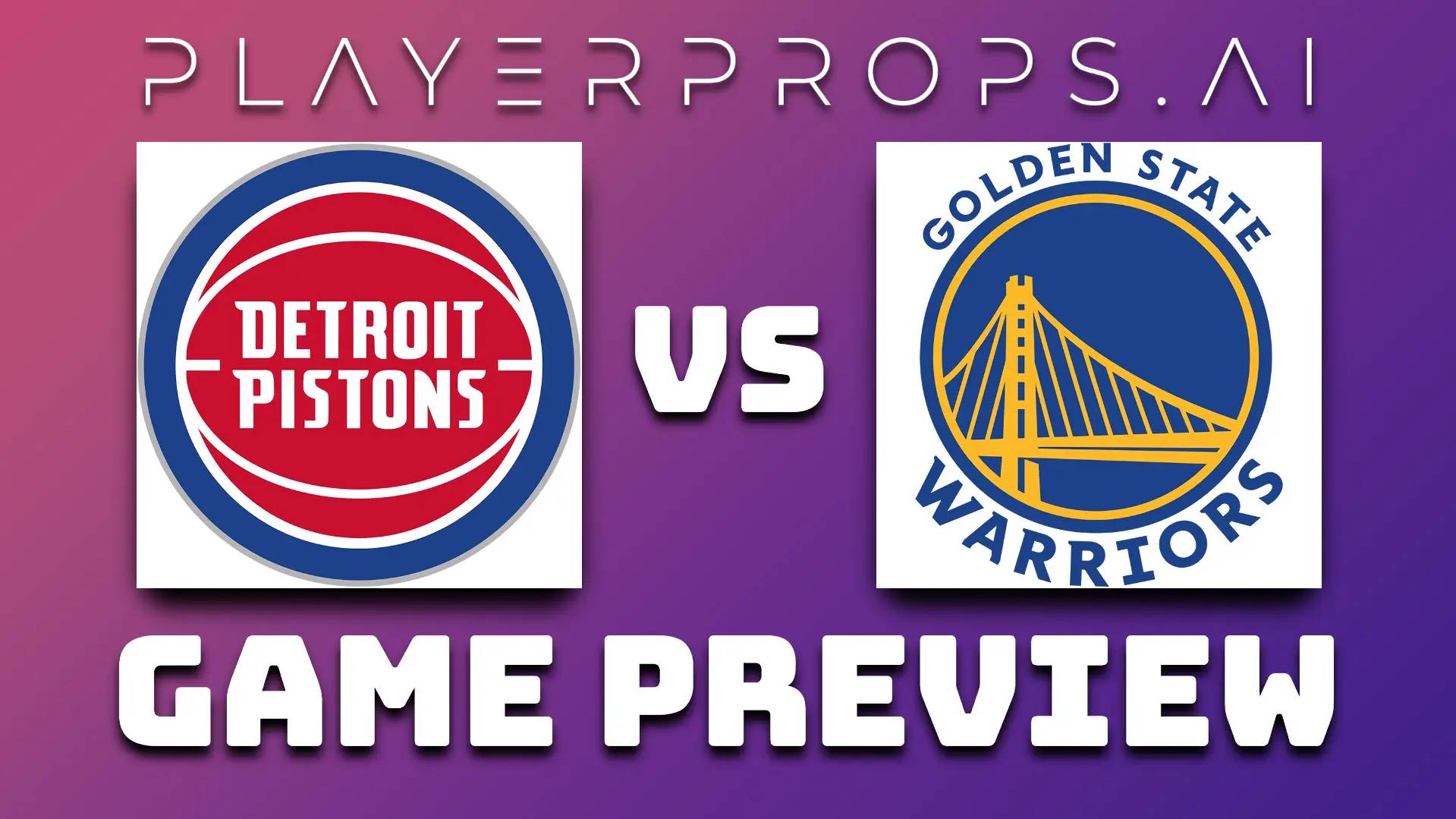 NBA DET vs GSW
