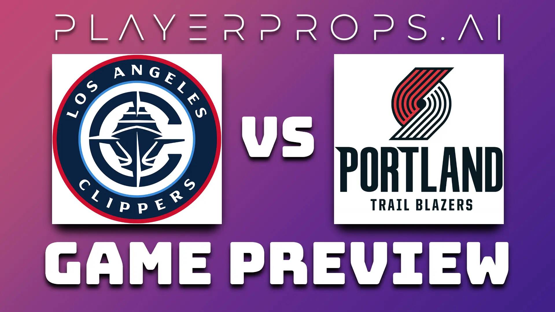 NBA LAC vs POR