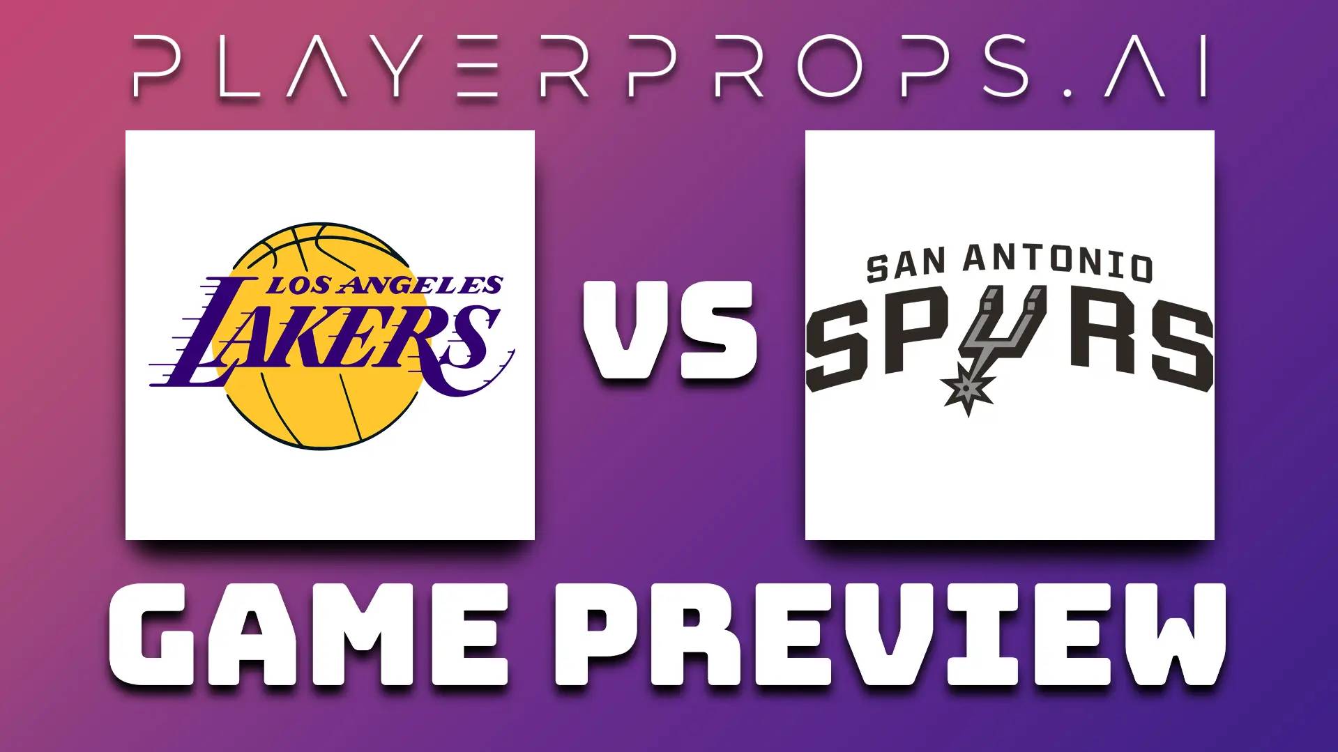 NBA LAL vs SAS