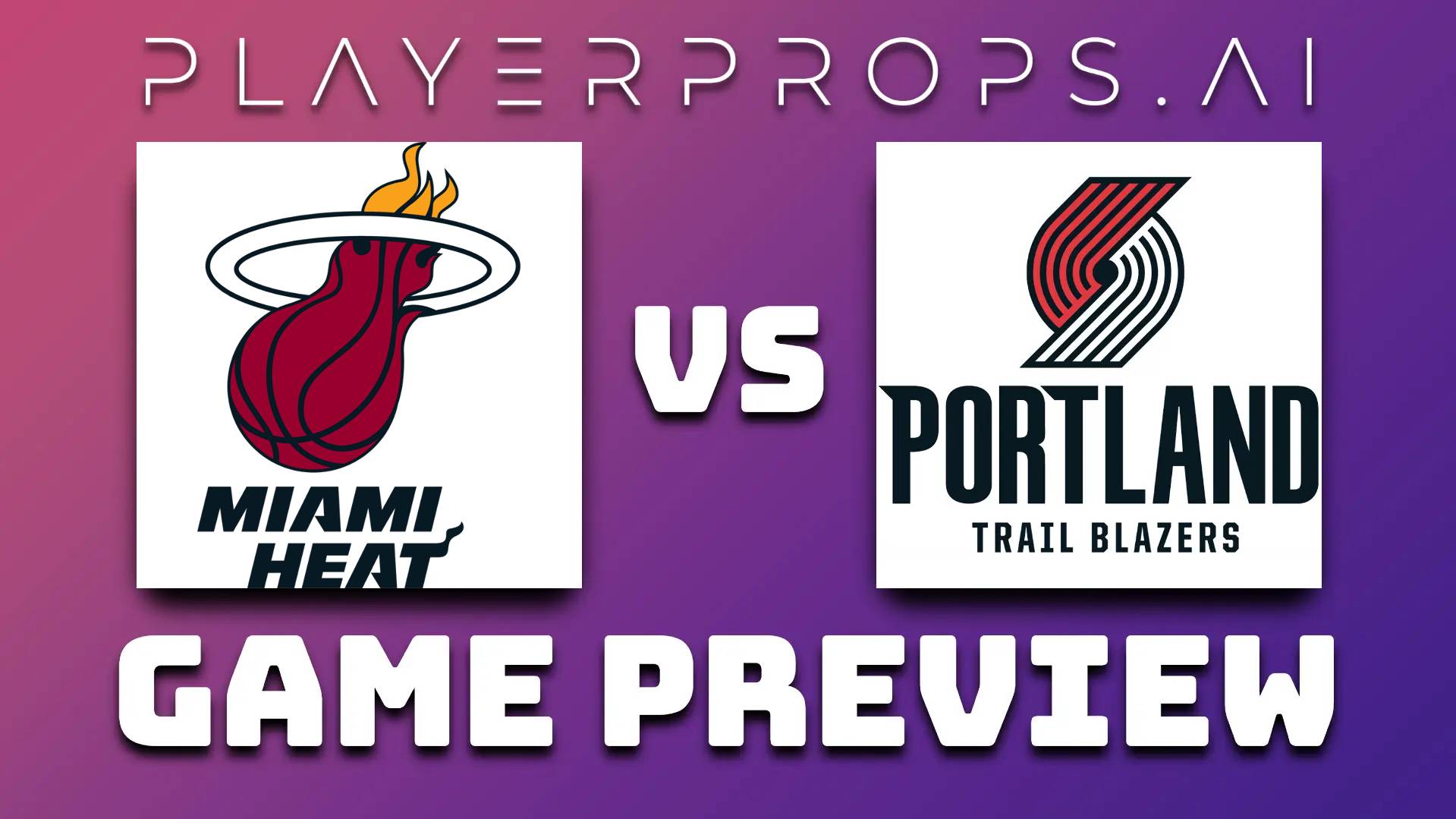 NBA MIA vs POR