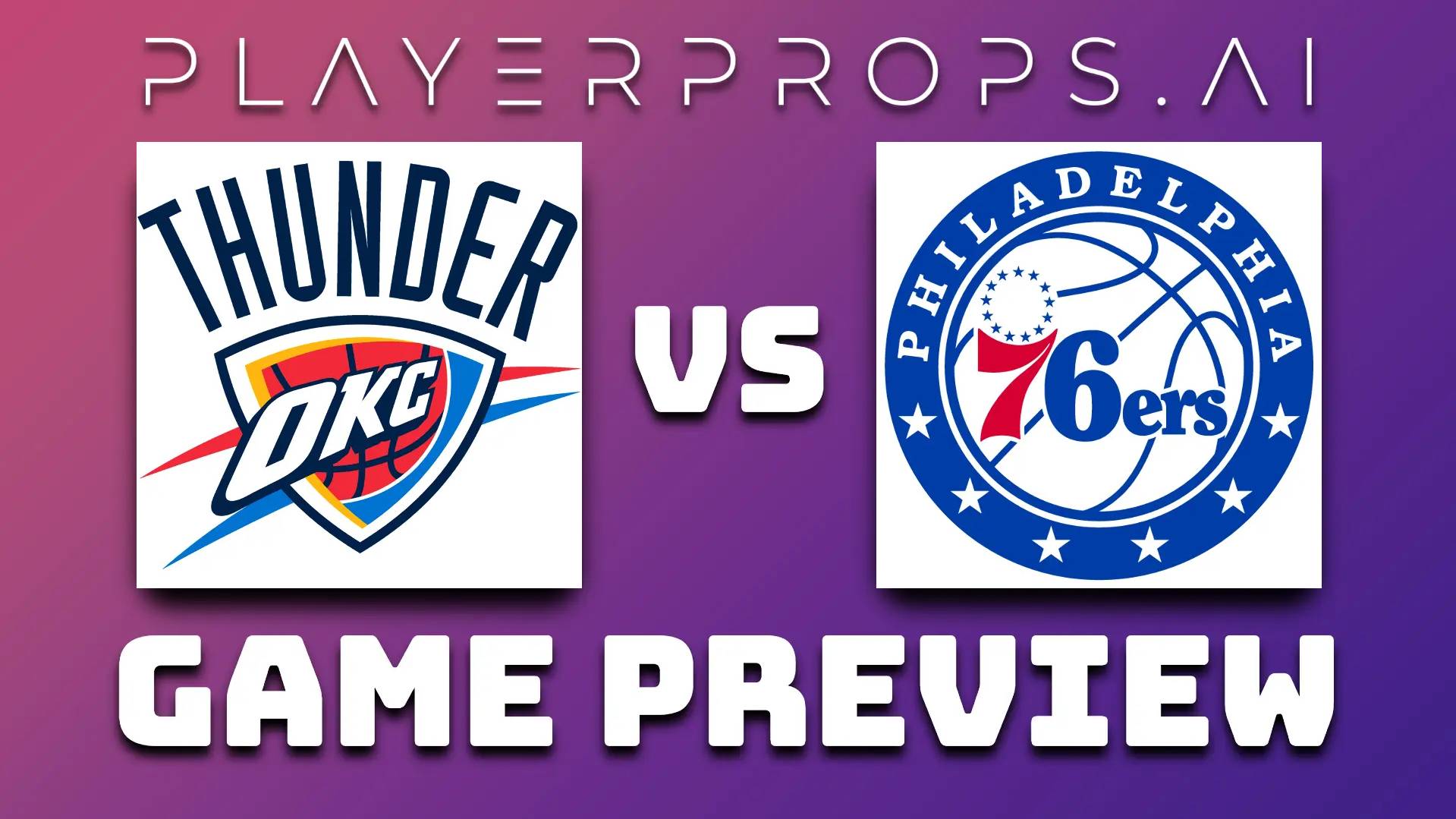 NBA OKC vs PHI