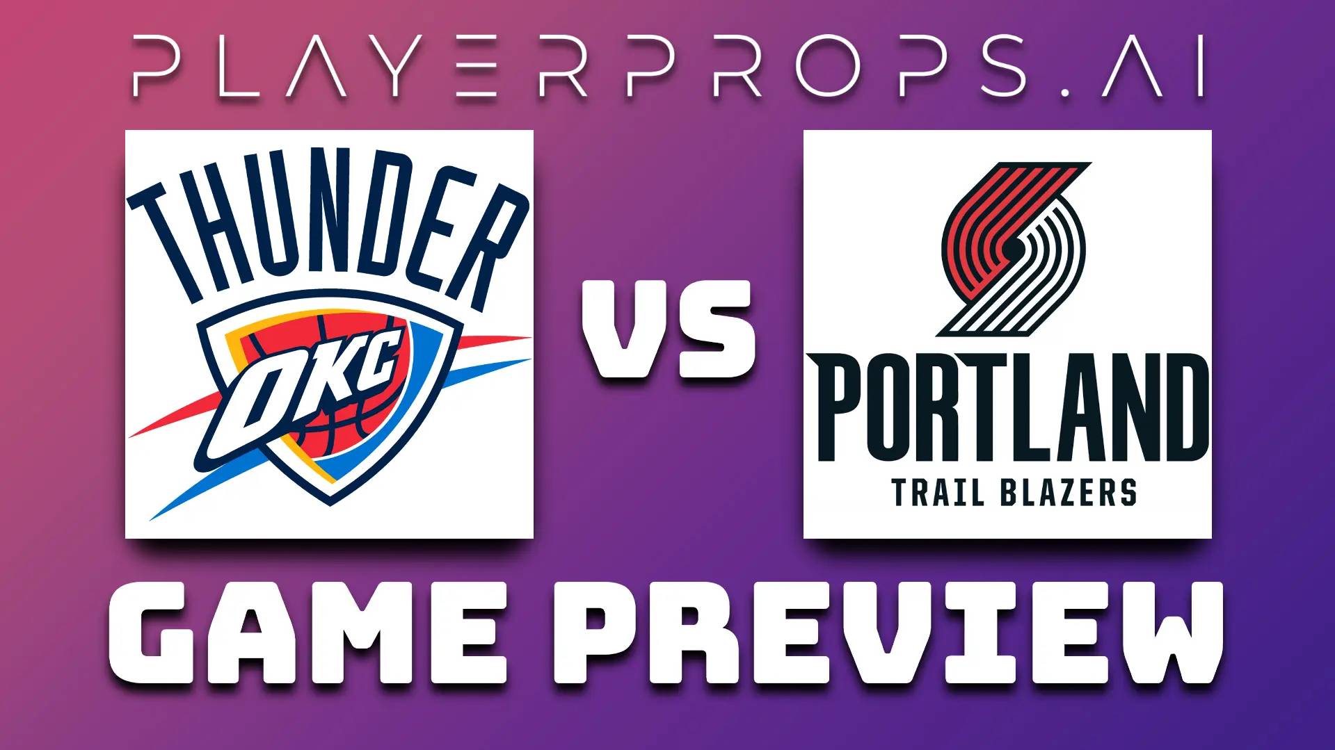 NBA OKC vs POR