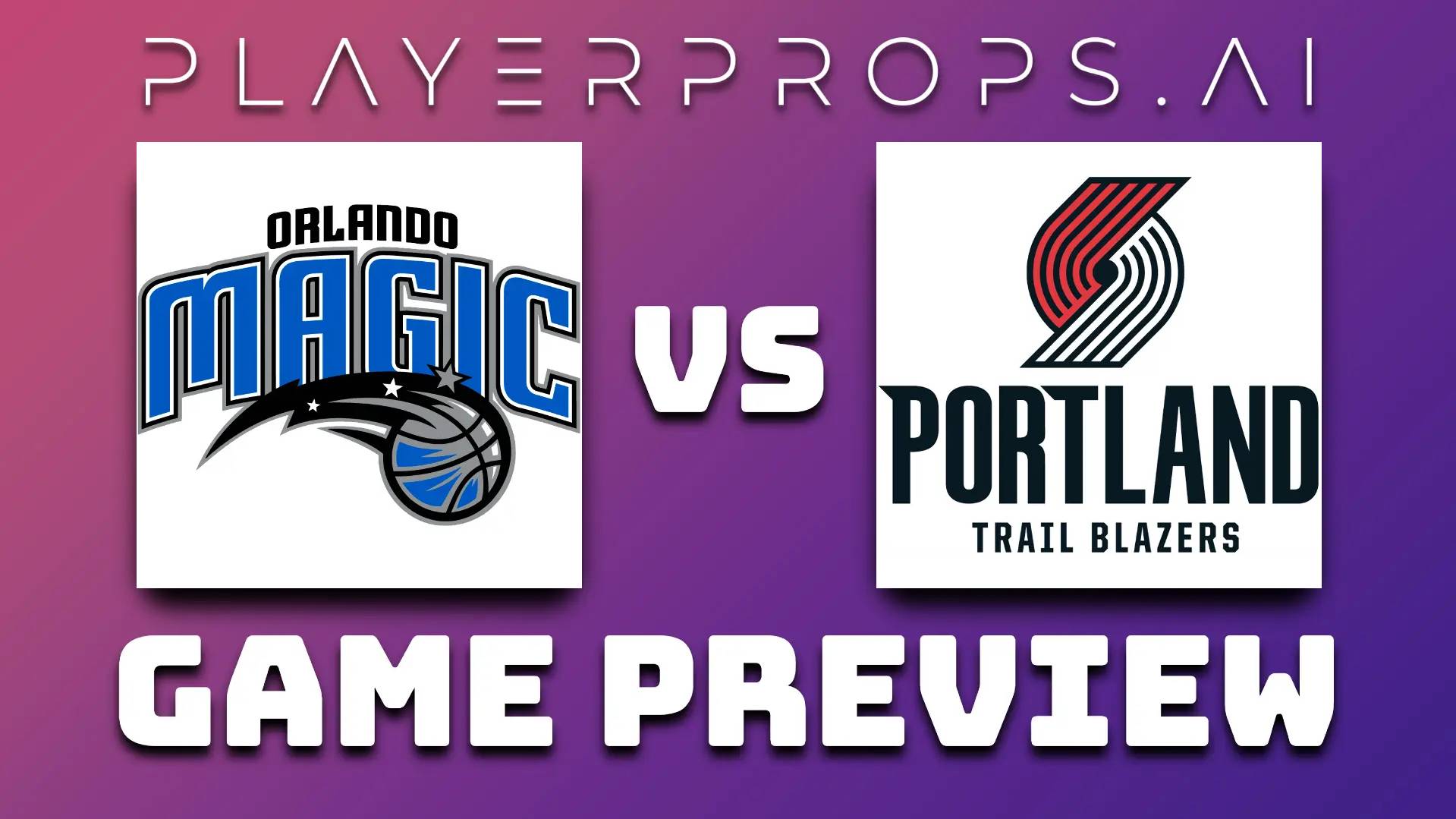 NBA ORL vs POR