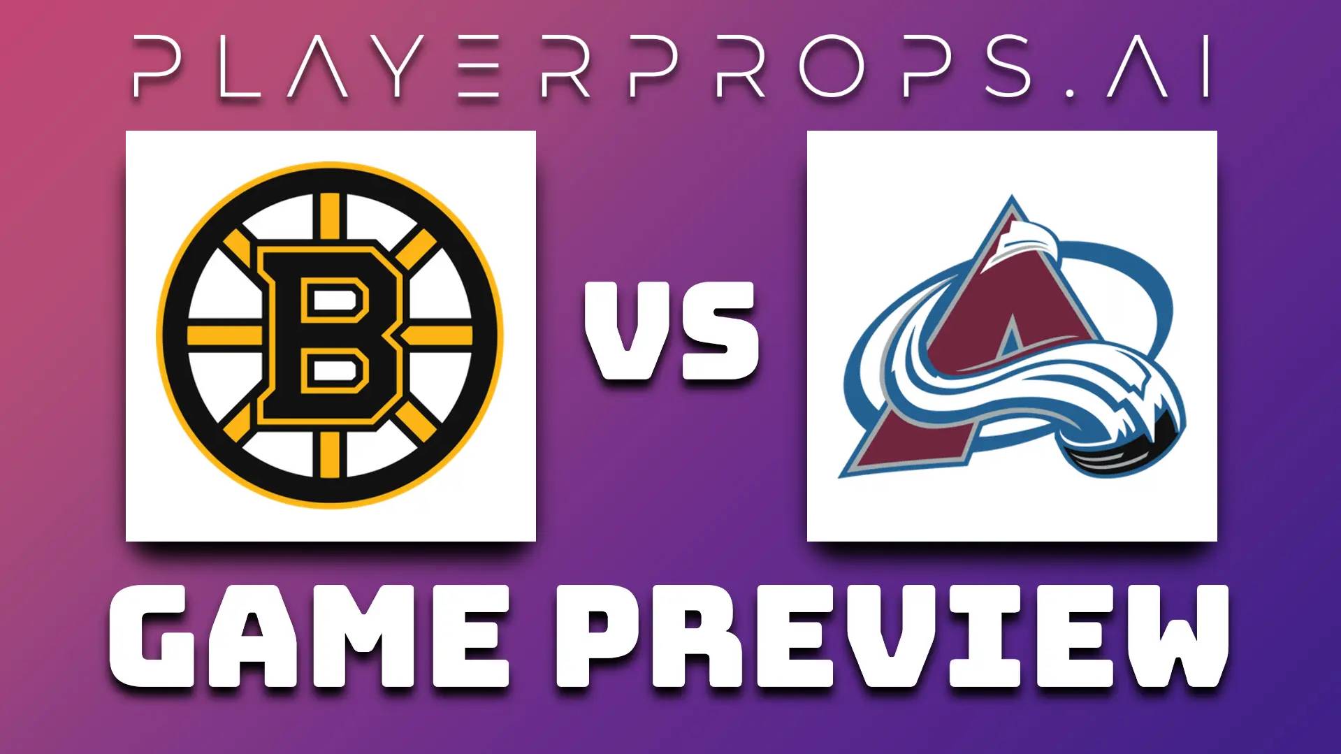 NHL BOS vs COL