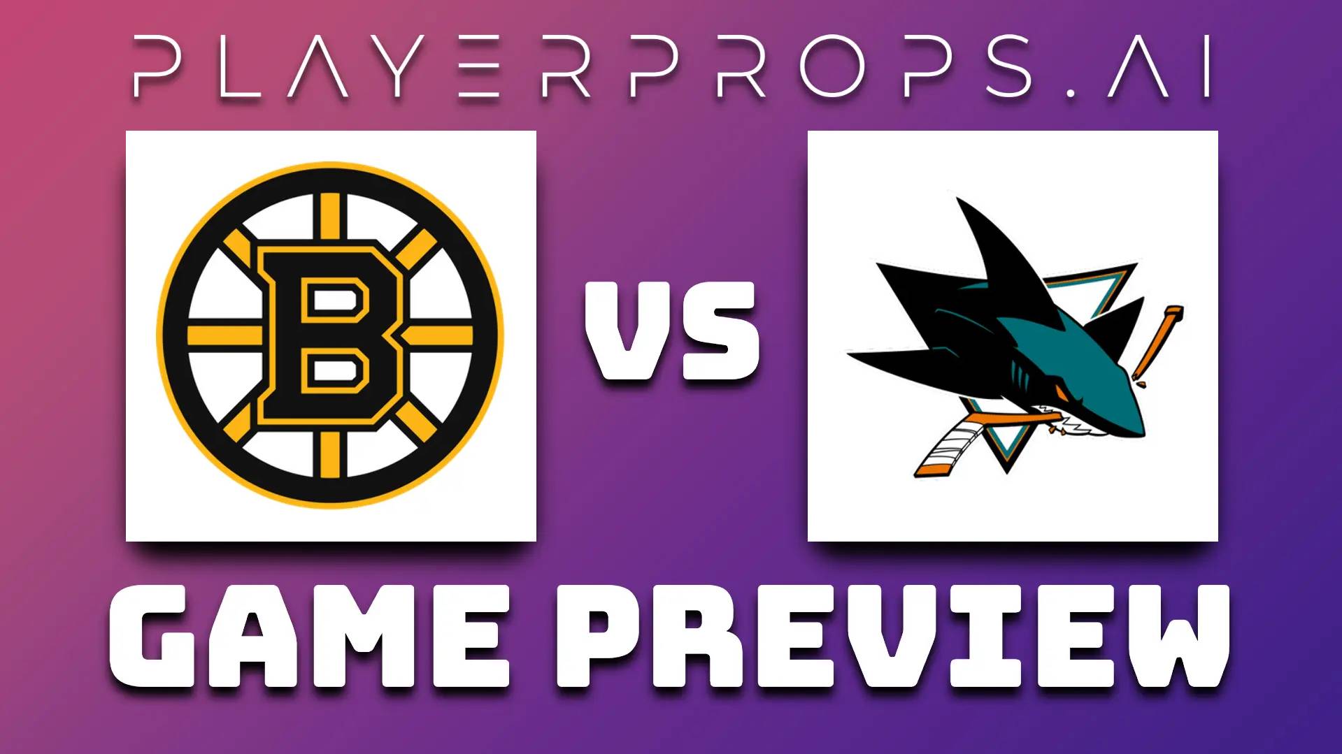 NHL BOS vs SJ