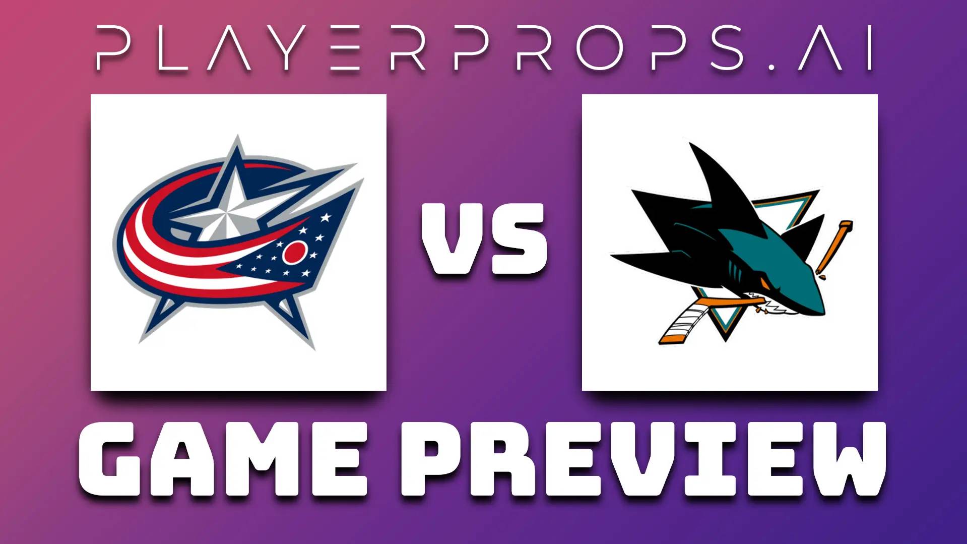 NHL CBJ vs SJ