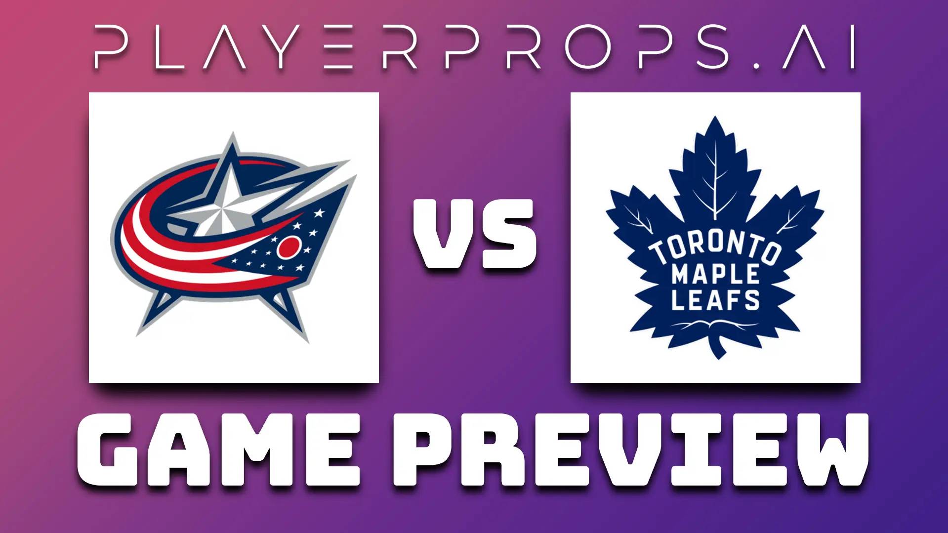 NHL CBJ vs TOR