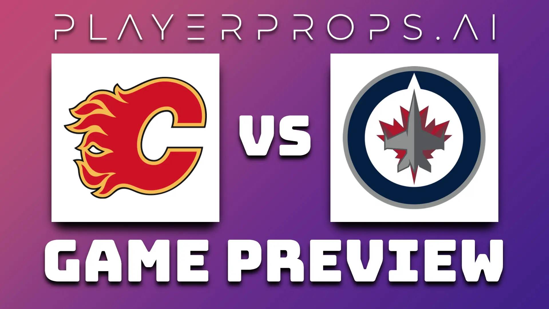 NHL CGY vs WPG