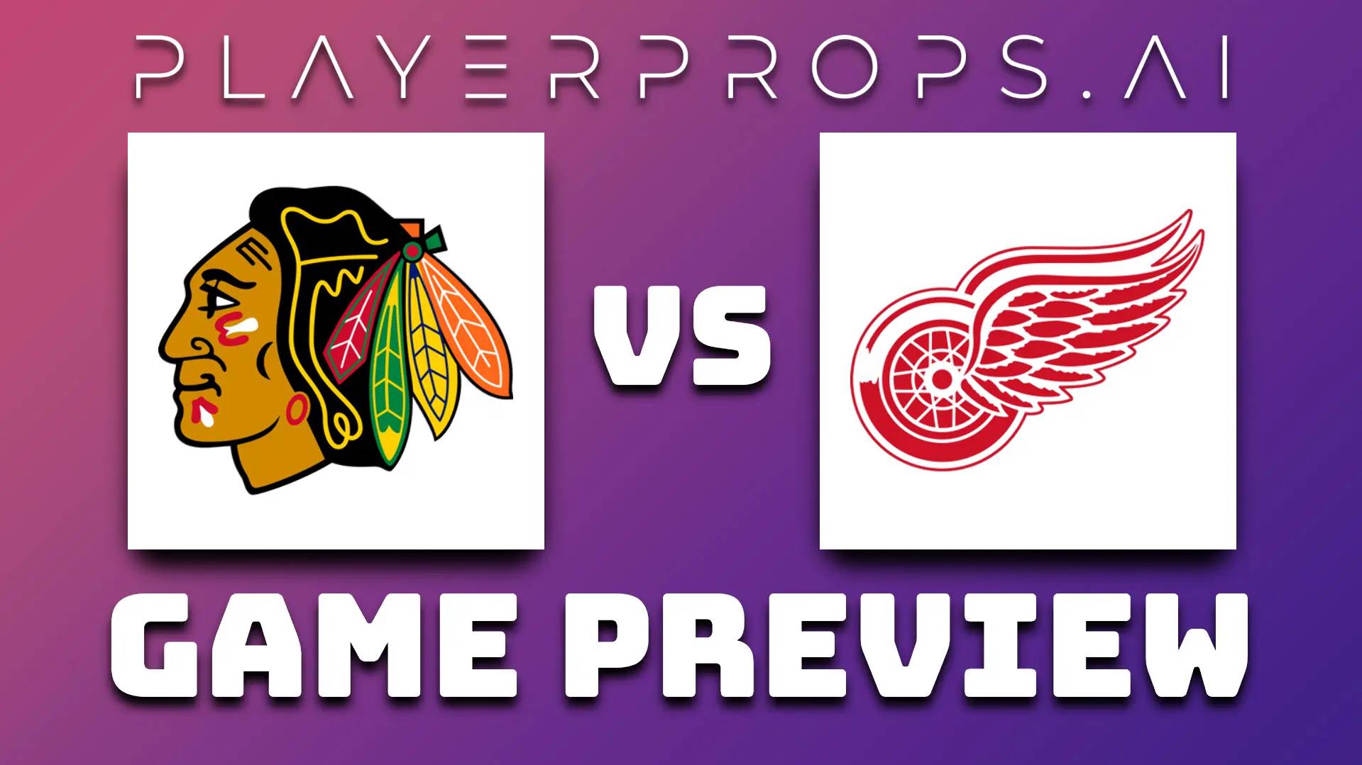 NHL CHI vs DET