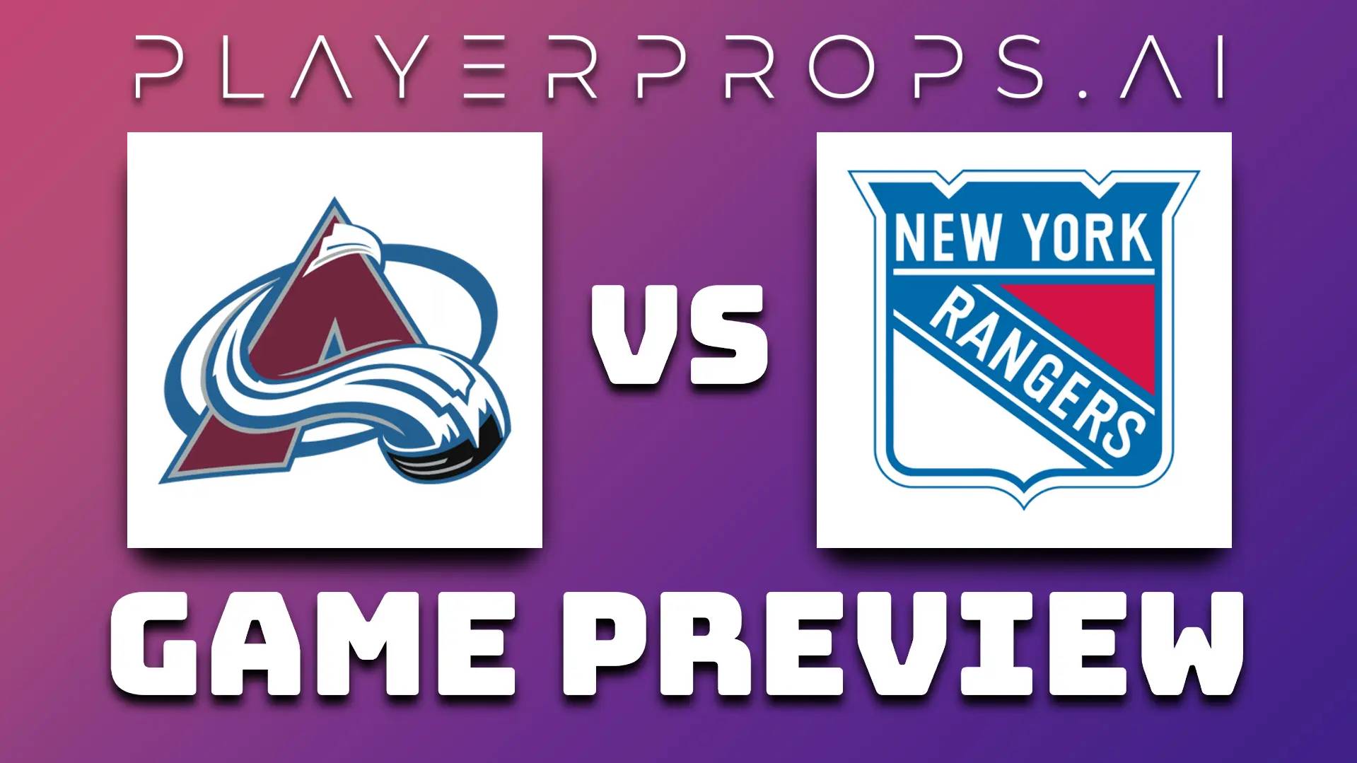 NHL COL vs NYR