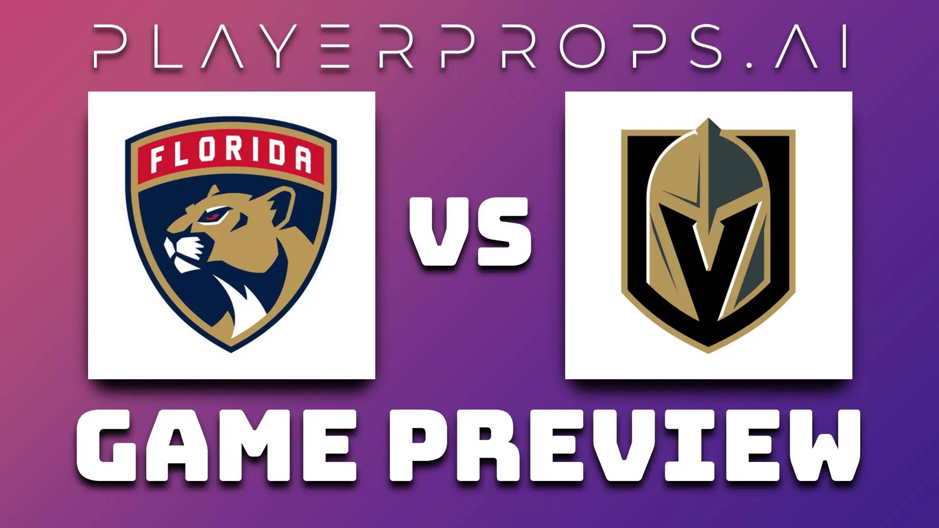 NHL FLA vs VGK