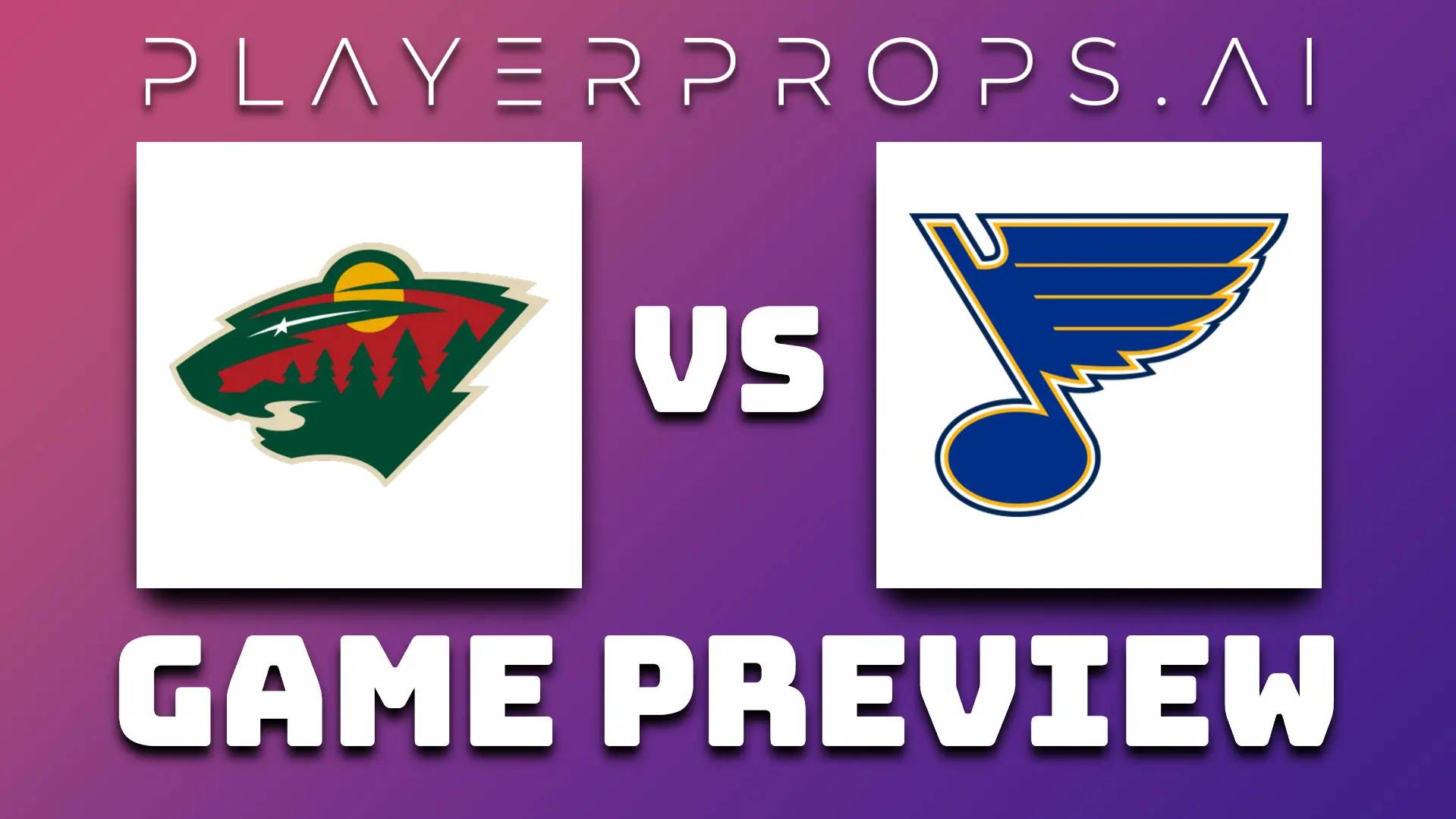 NHL MIN vs STL