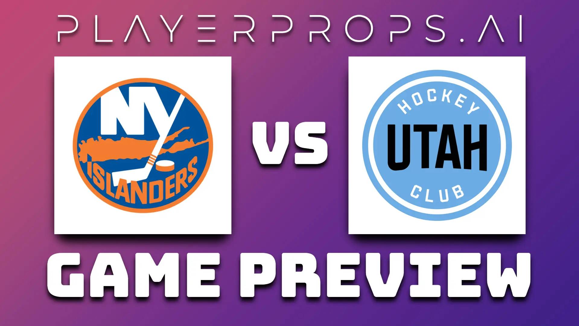 NHL NYI vs UTA