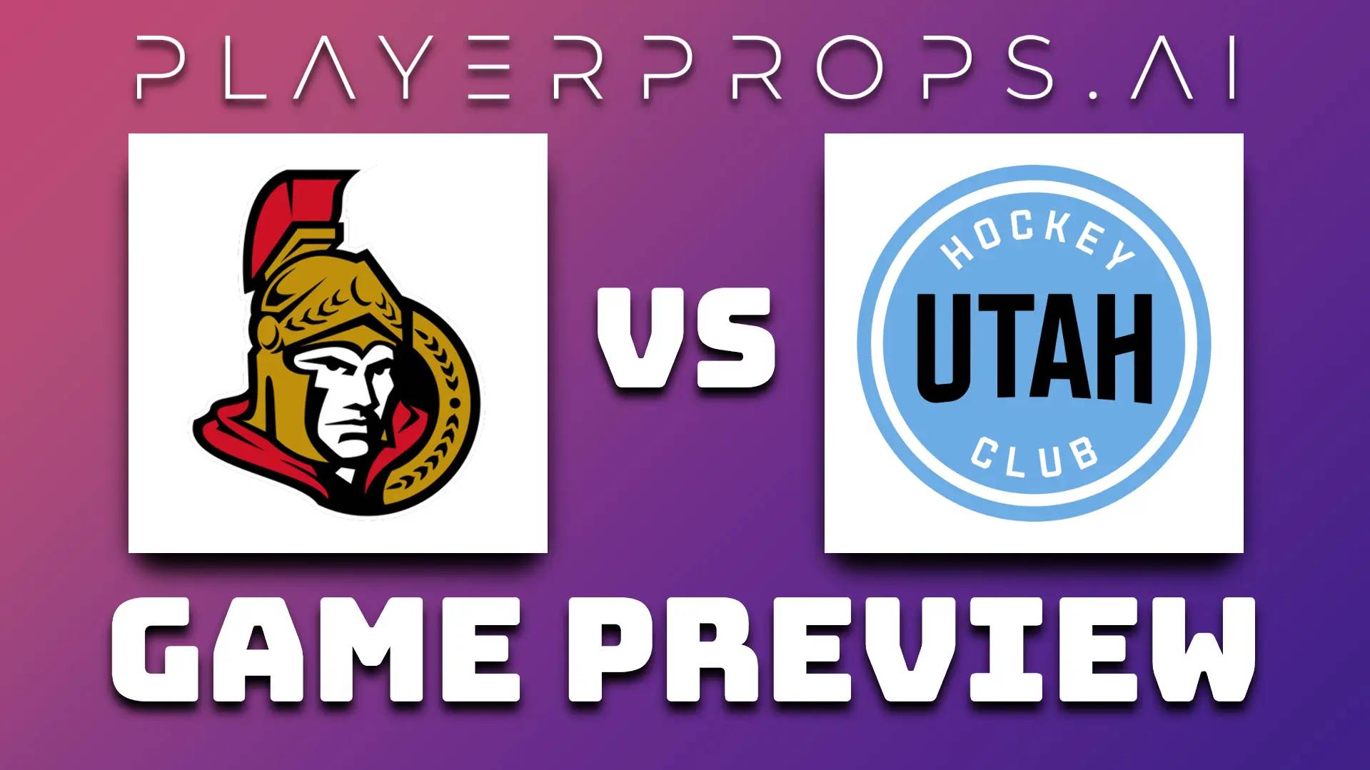 NHL OTT vs UTA