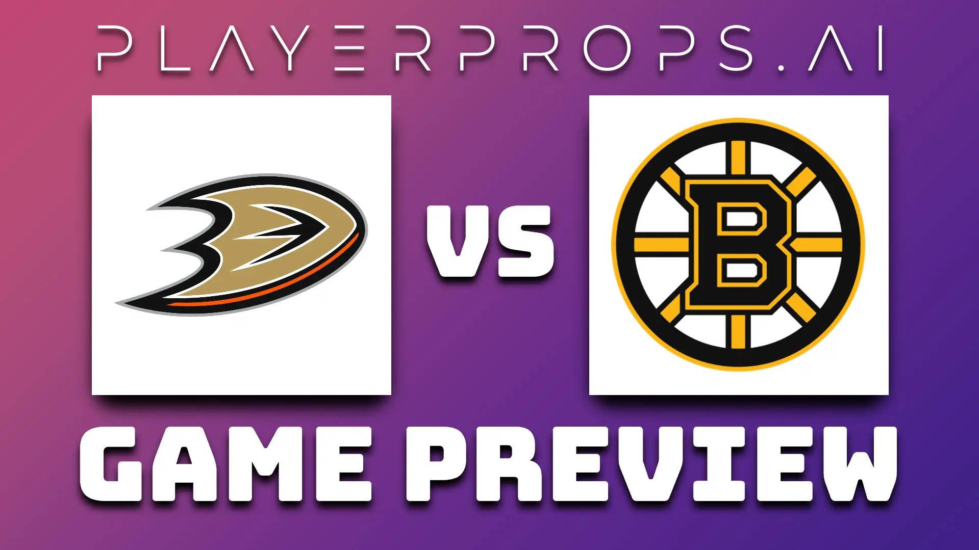 NHL ANA vs BOS