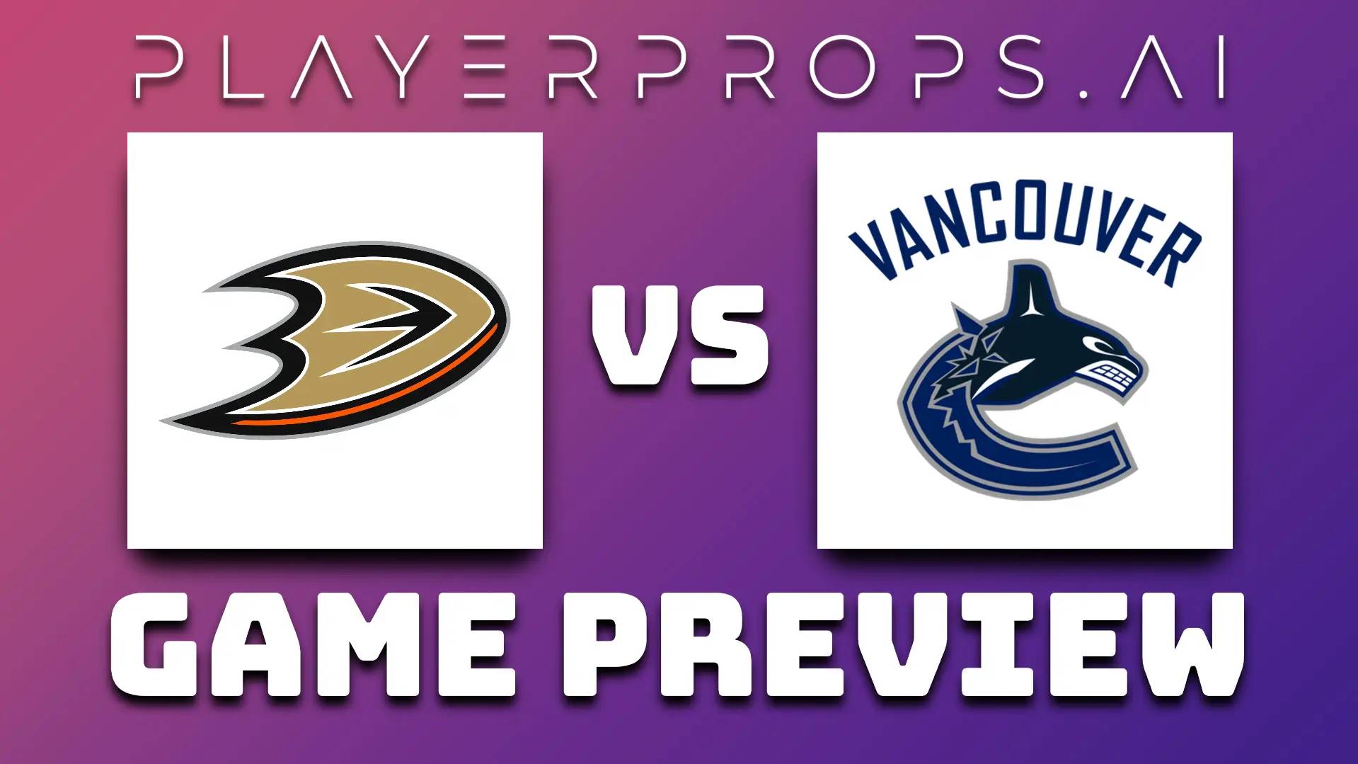 NHL ANA vs VAN