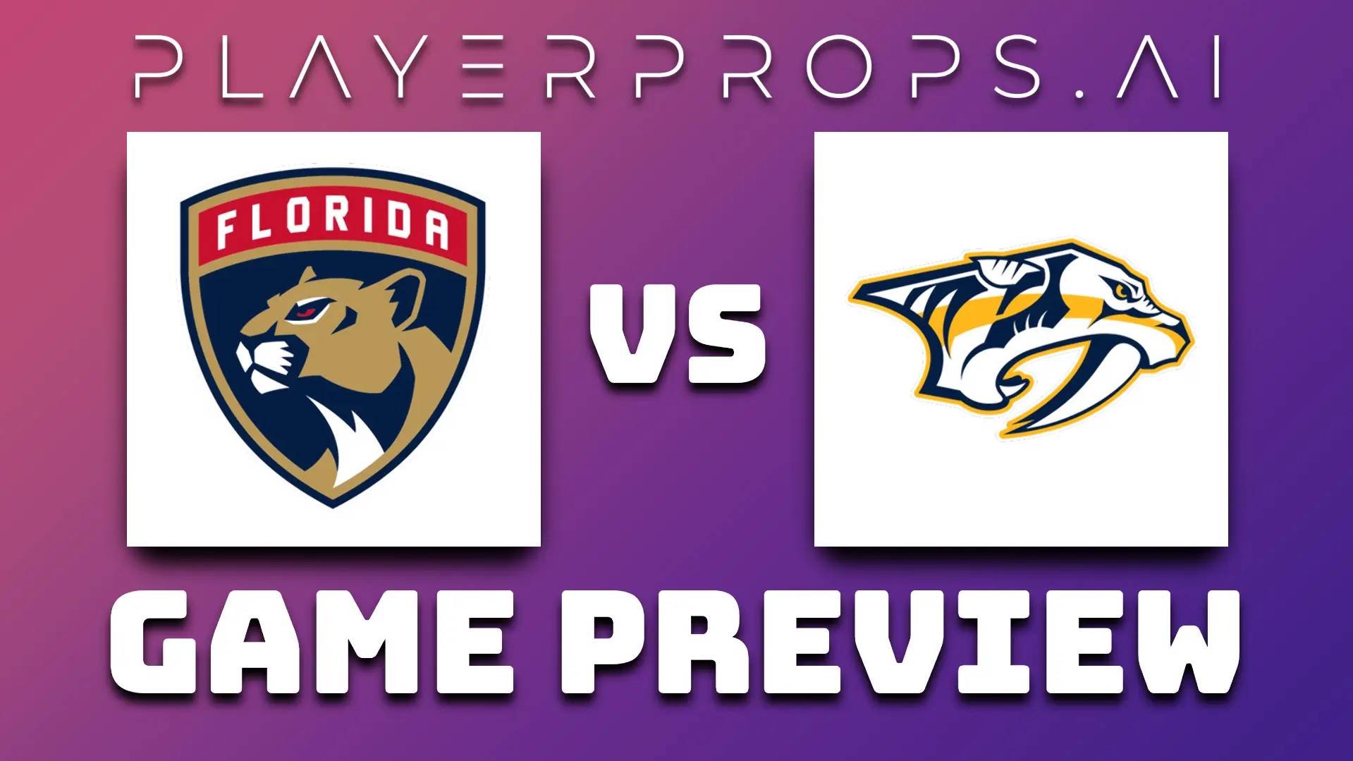 NHL FLA vs NSH