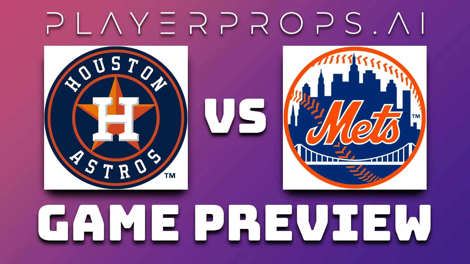 MLB HOU vs NYM