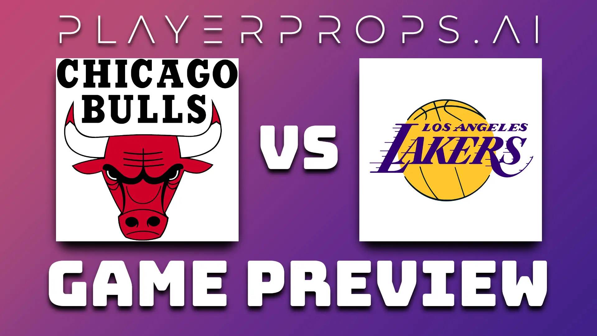 NBA CHI vs LAL