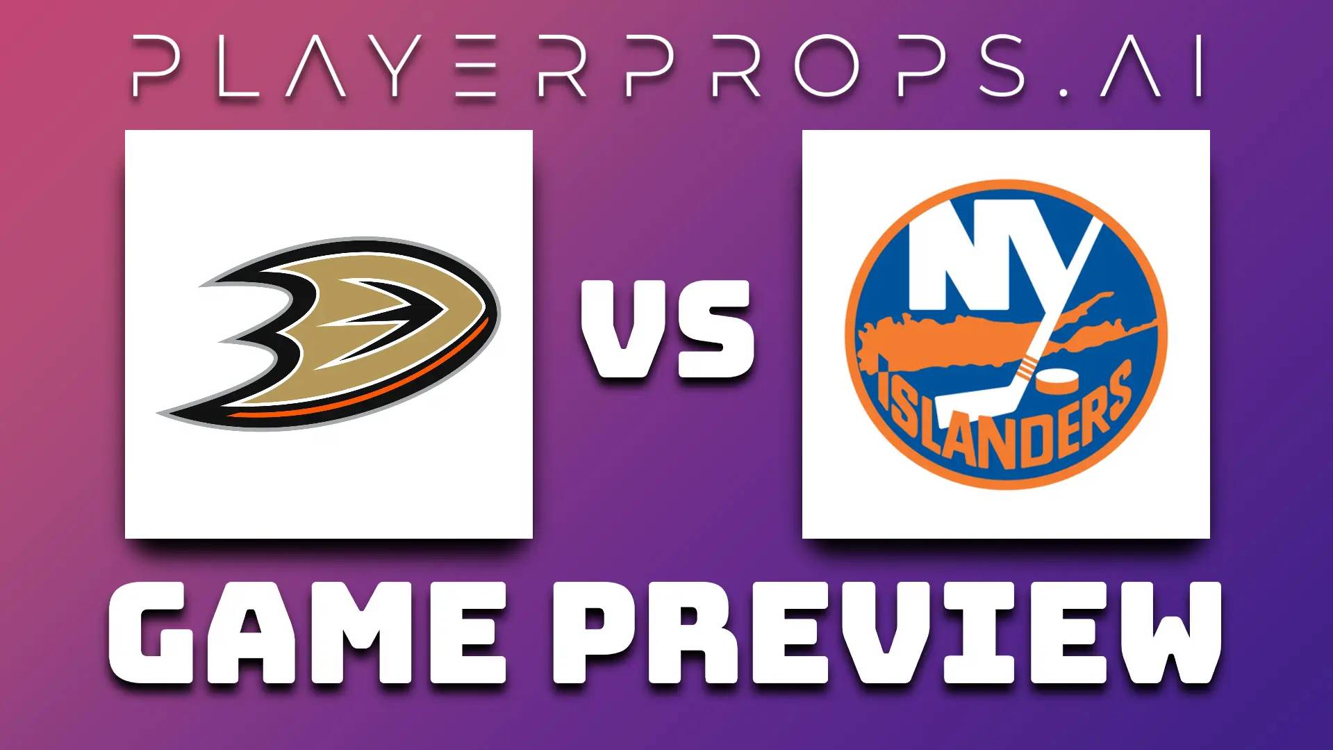 NHL ANA vs NYI