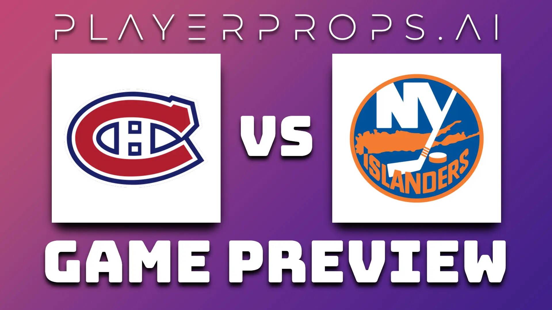 NHL MTL vs NYI