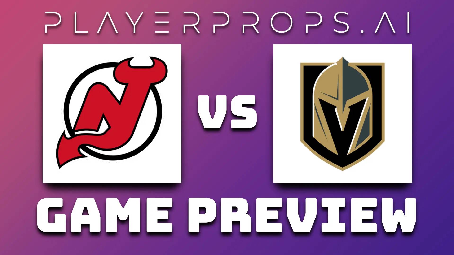 NHL NJ vs VGK