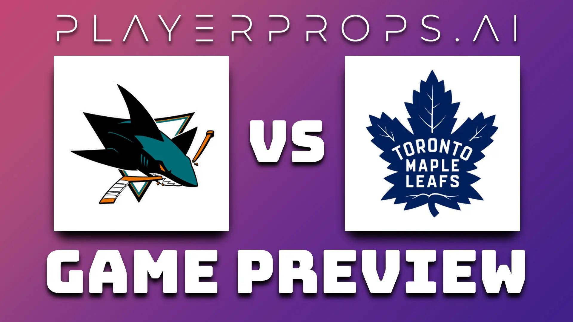 NHL SJ vs TOR