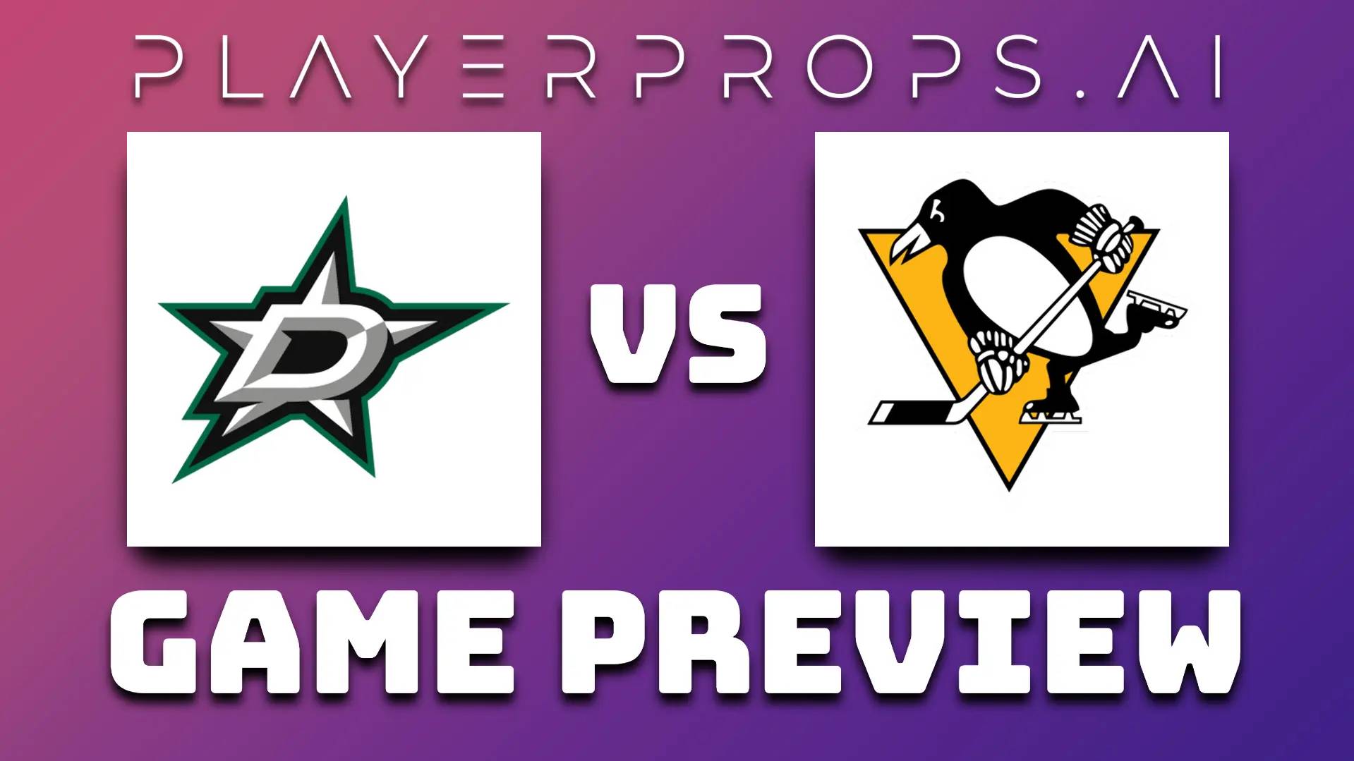 NHL DAL vs PIT