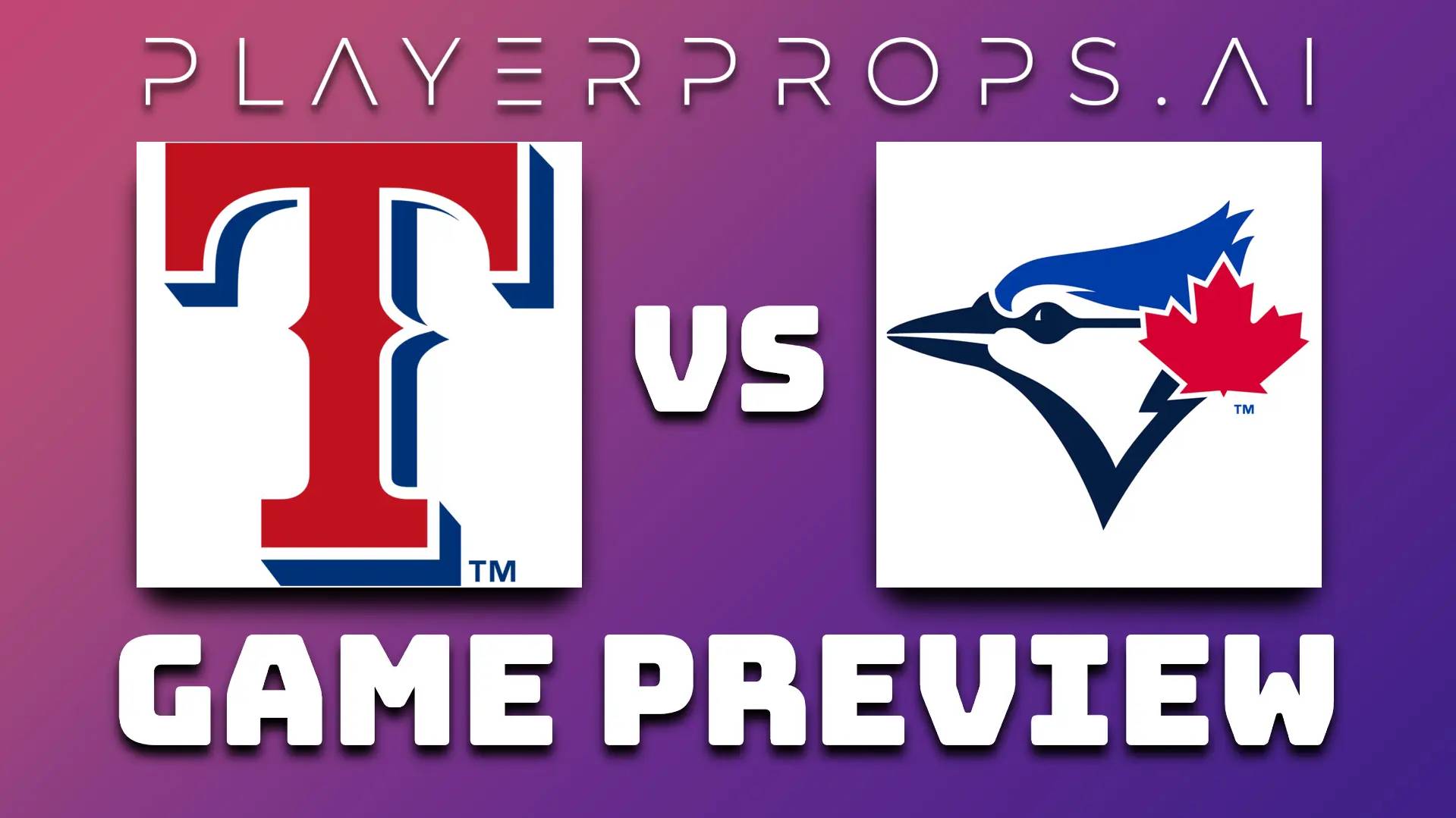 MLB TEX vs TOR