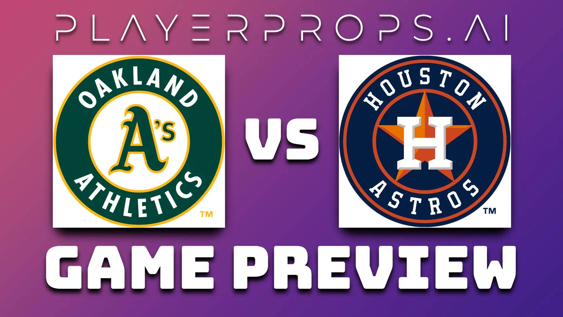 MLB ATH vs HOU