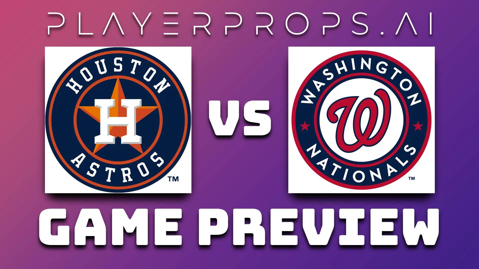 MLB HOU vs WSH