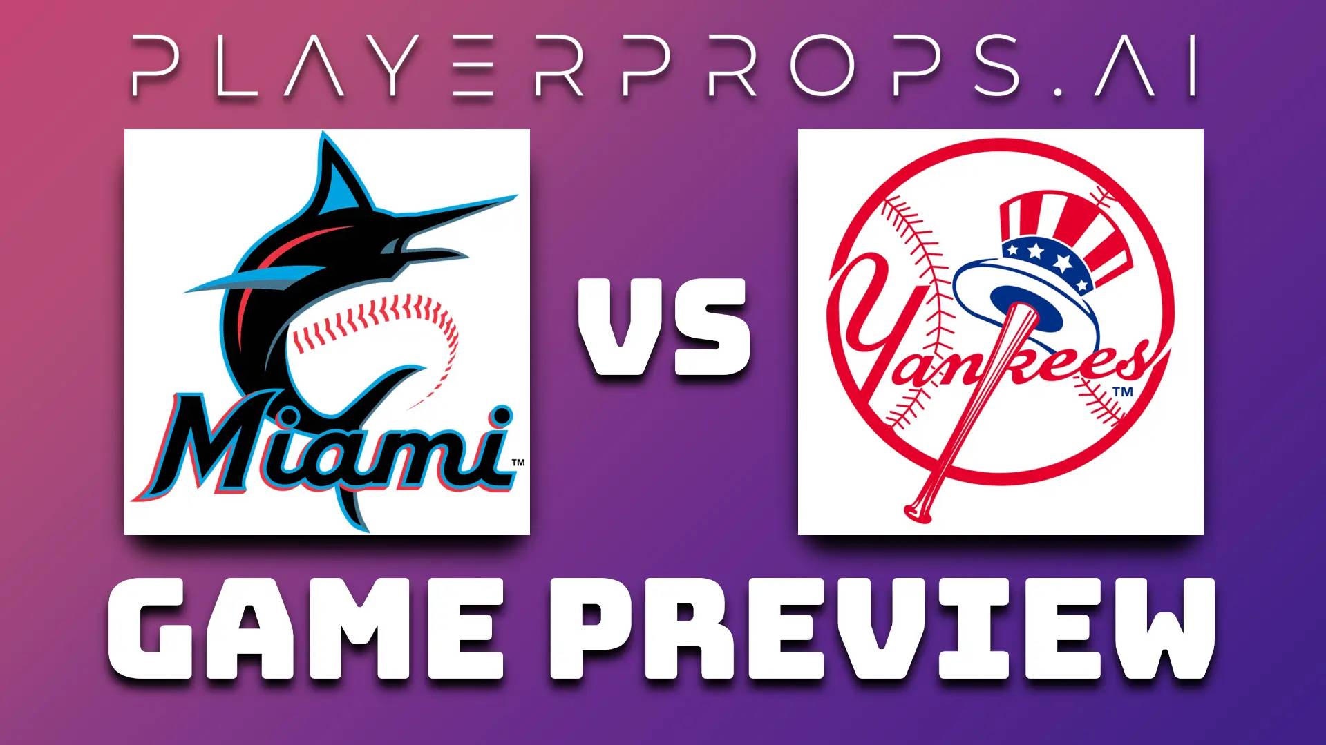 MLB MIA vs NYY