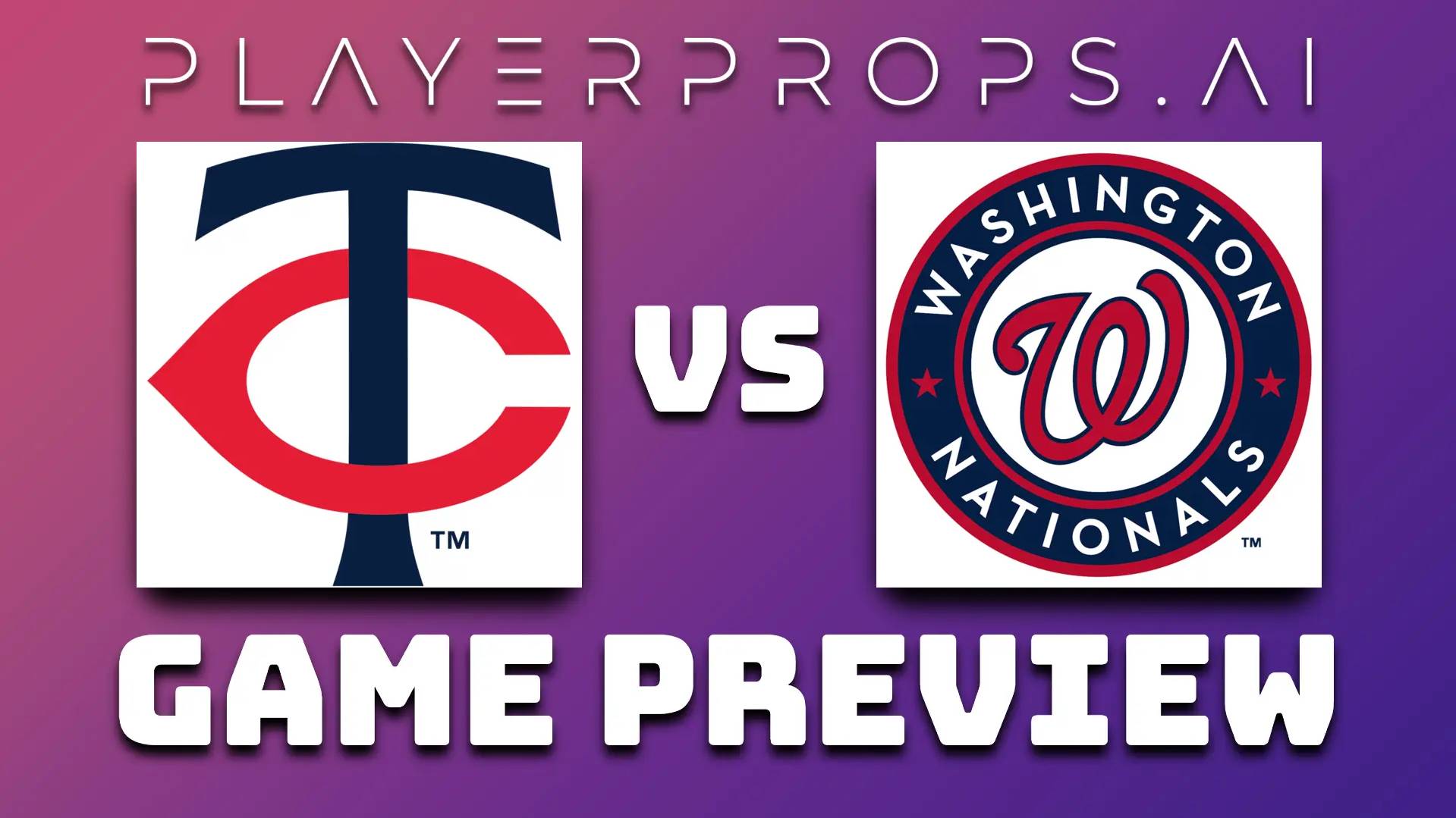 MLB MIN vs WSH