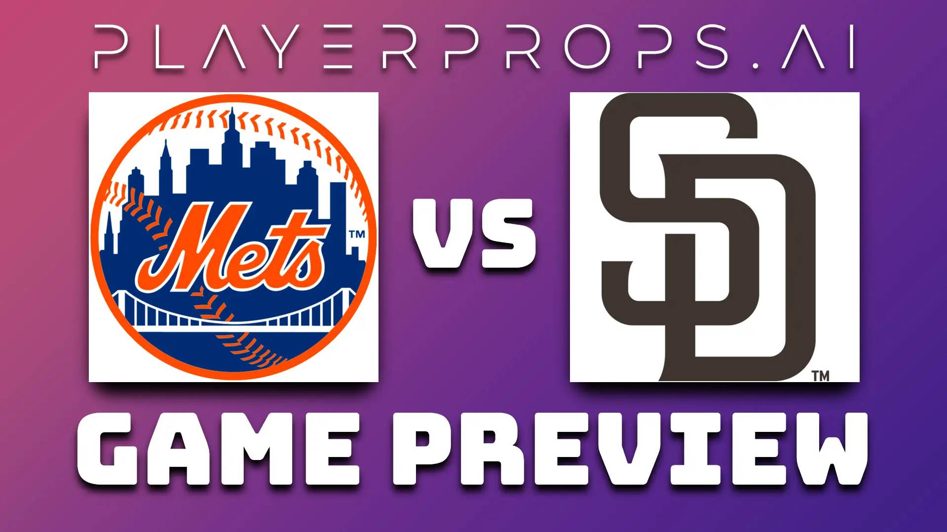 MLB NYM vs SD