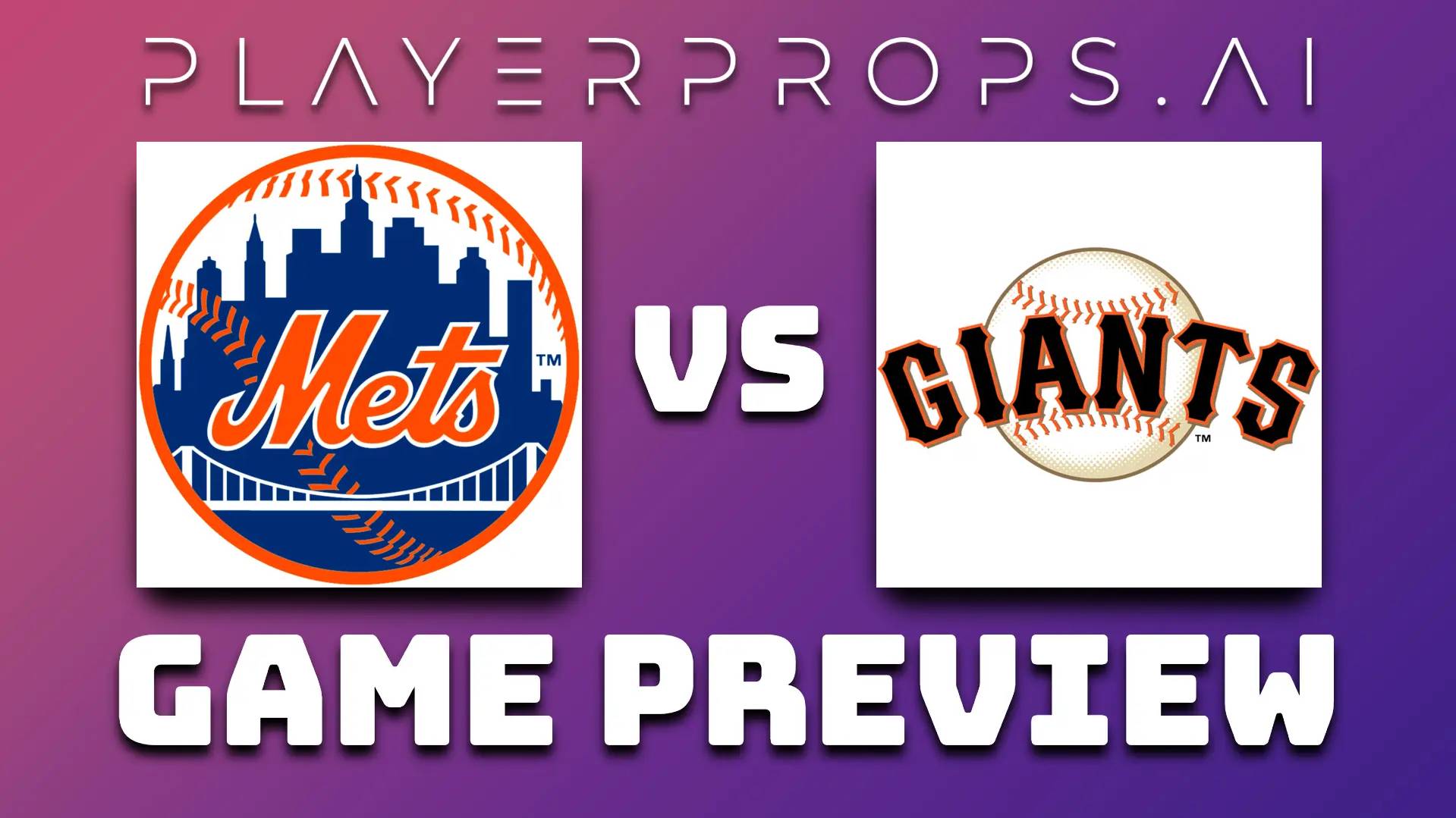 MLB NYM vs SF