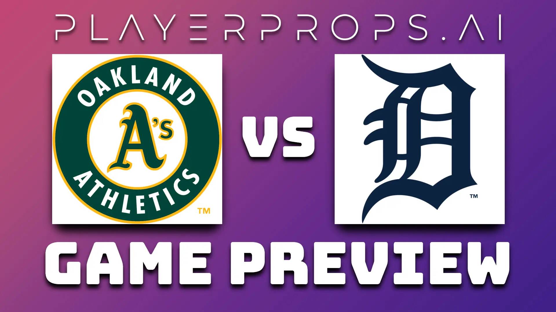 MLB ATH vs DET