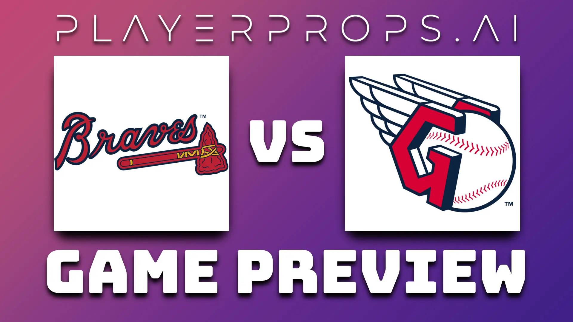 MLB ATL vs CLE