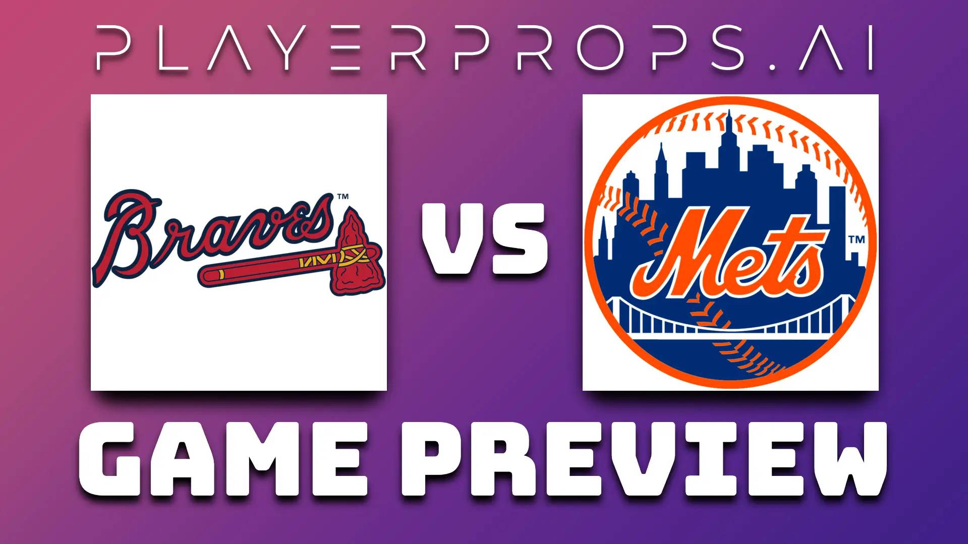 MLB ATL vs NYM