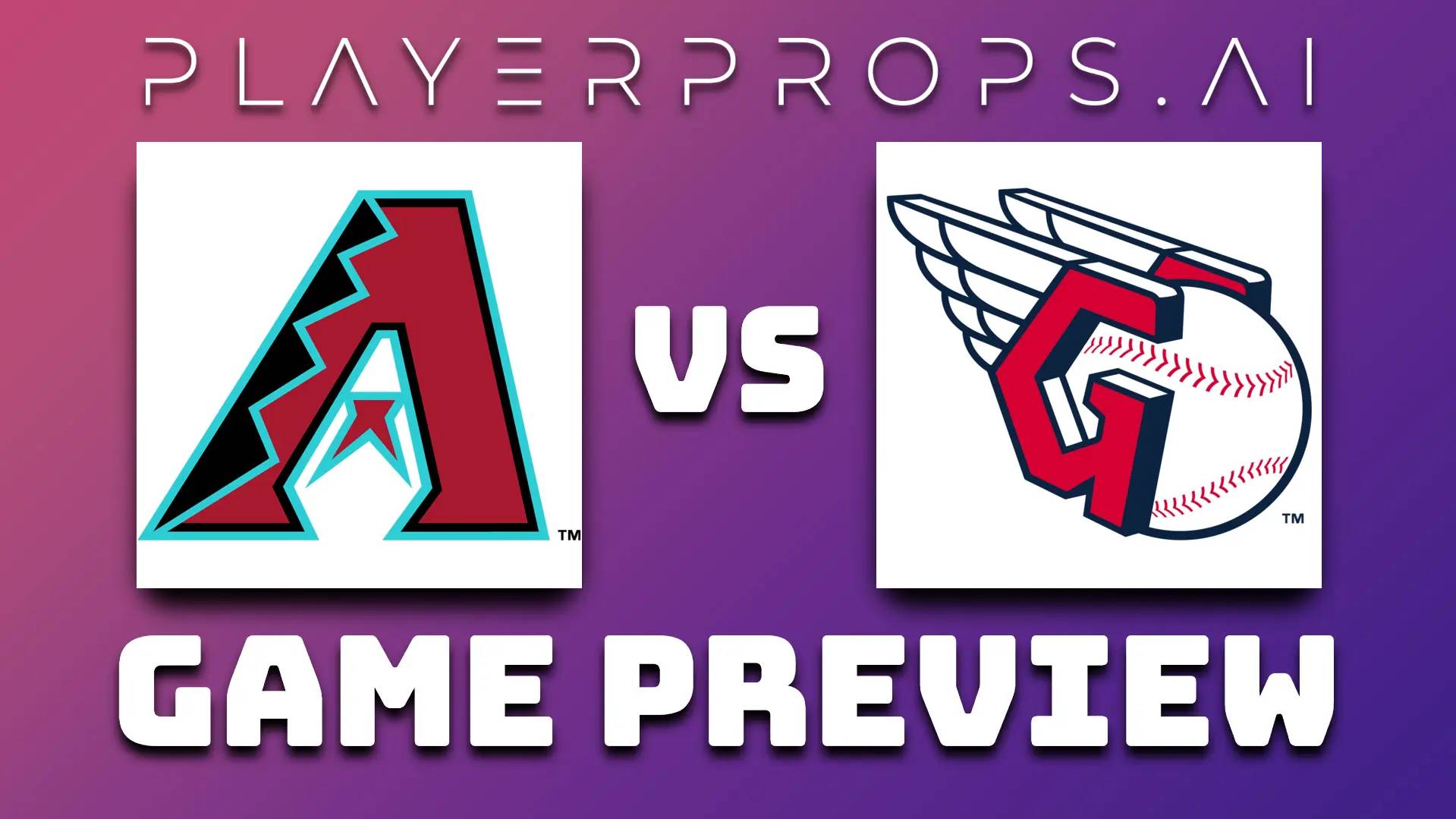 MLB AZ vs CLE
