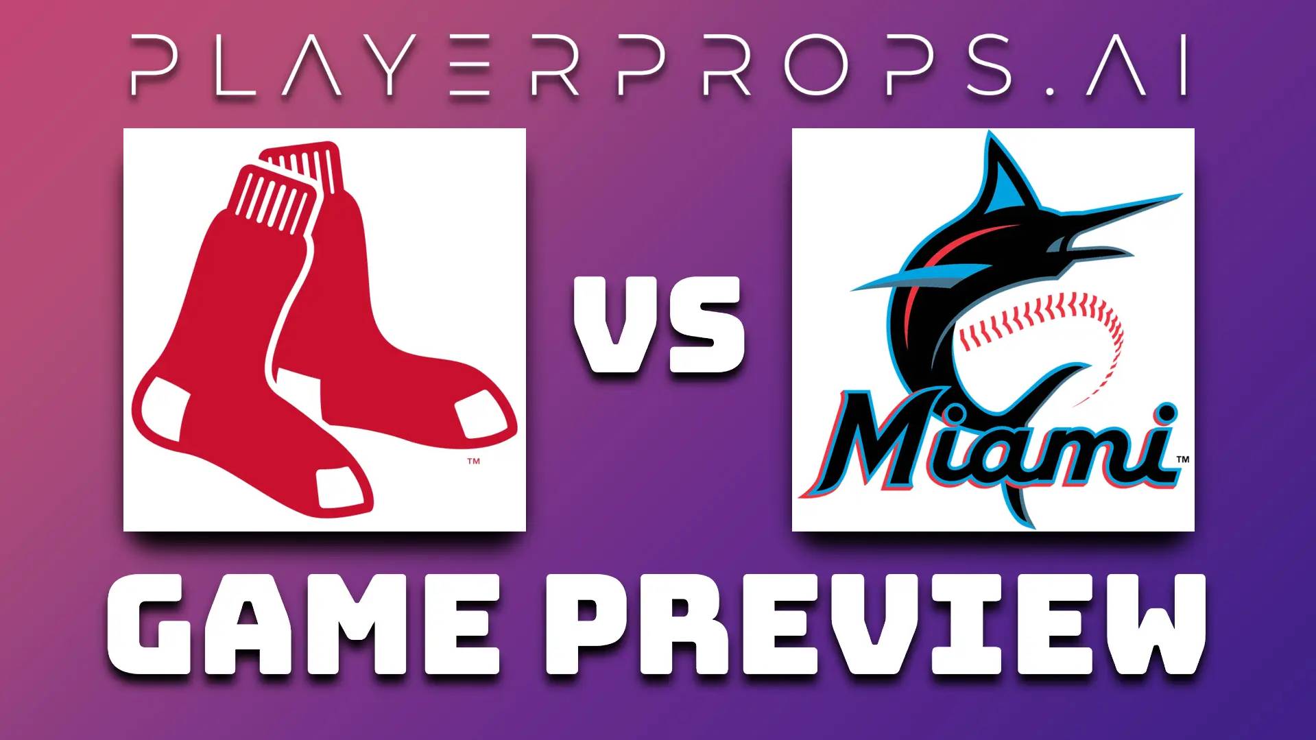 MLB BOS vs MIA