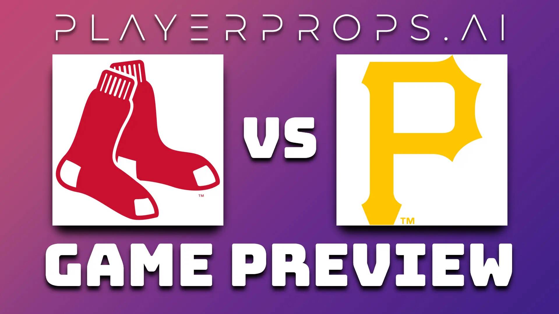 MLB BOS vs PIT