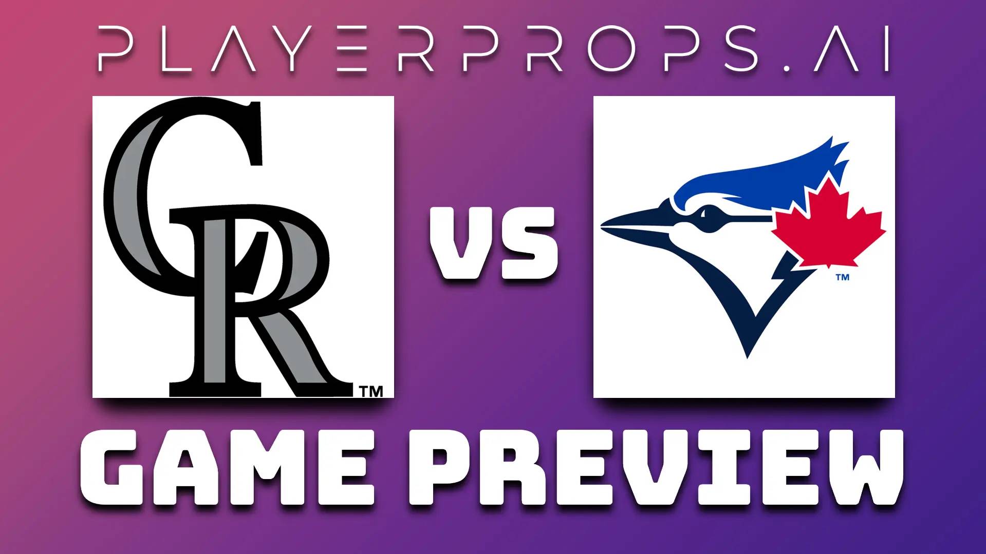 MLB COL vs TOR