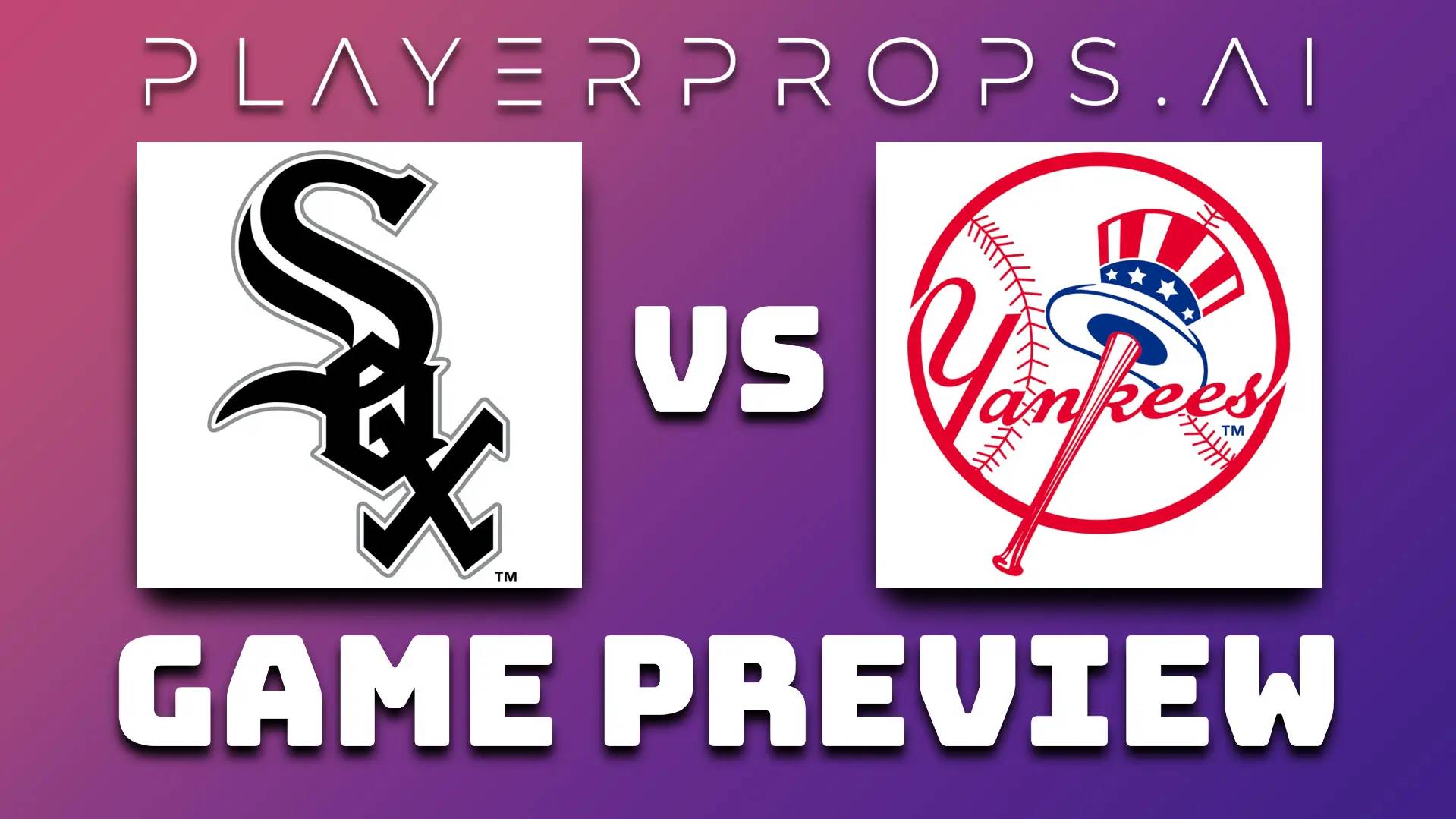 MLB CWS vs NYY
