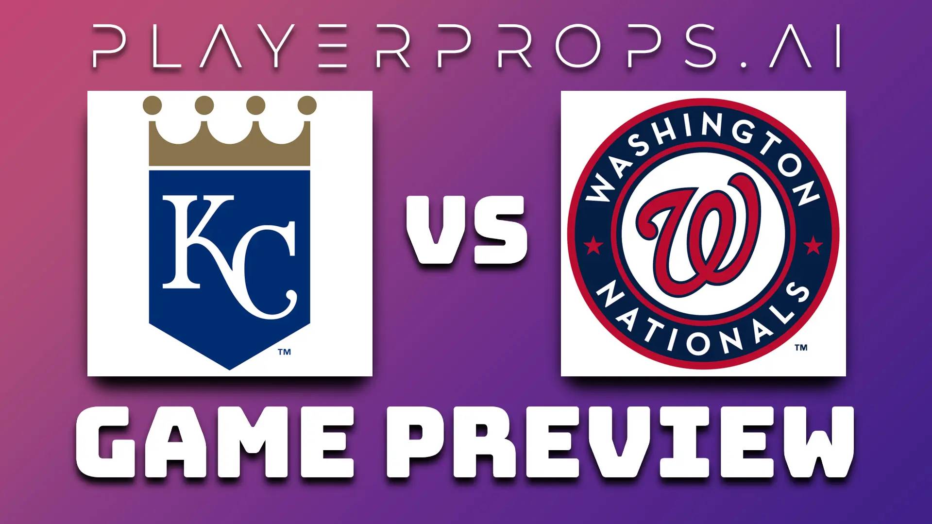 MLB KC vs WSH